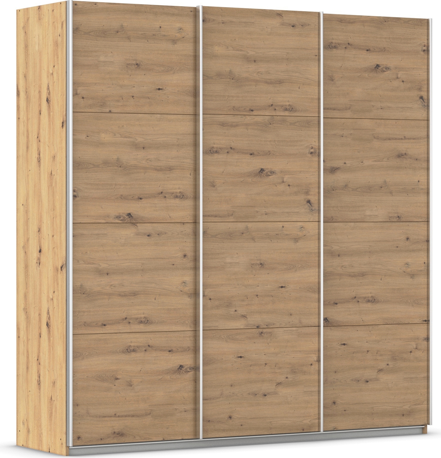 OTTO home Schwebetürenschrank "Kleiderschrank Schrank Garderobe AGORDO mit Dekor- oder Hochglanzfront" Breiten 203/271/315/360 cm in drei Griff-Farben - NEU: Farbe SCHWARZ, in 4 Breiten und 2 Höhen MADE IN GERMANY