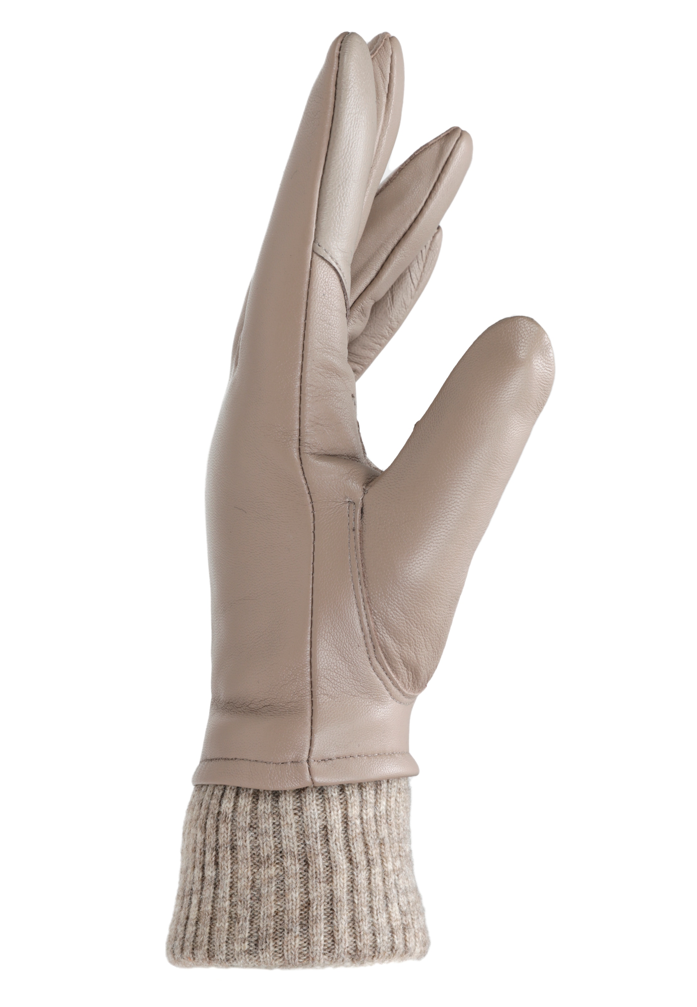 PEARLWOOD Lederhandschuhe »ARMA«, (1 Paar), mit Wollanteil, weiches Innenfutter aus Fleece