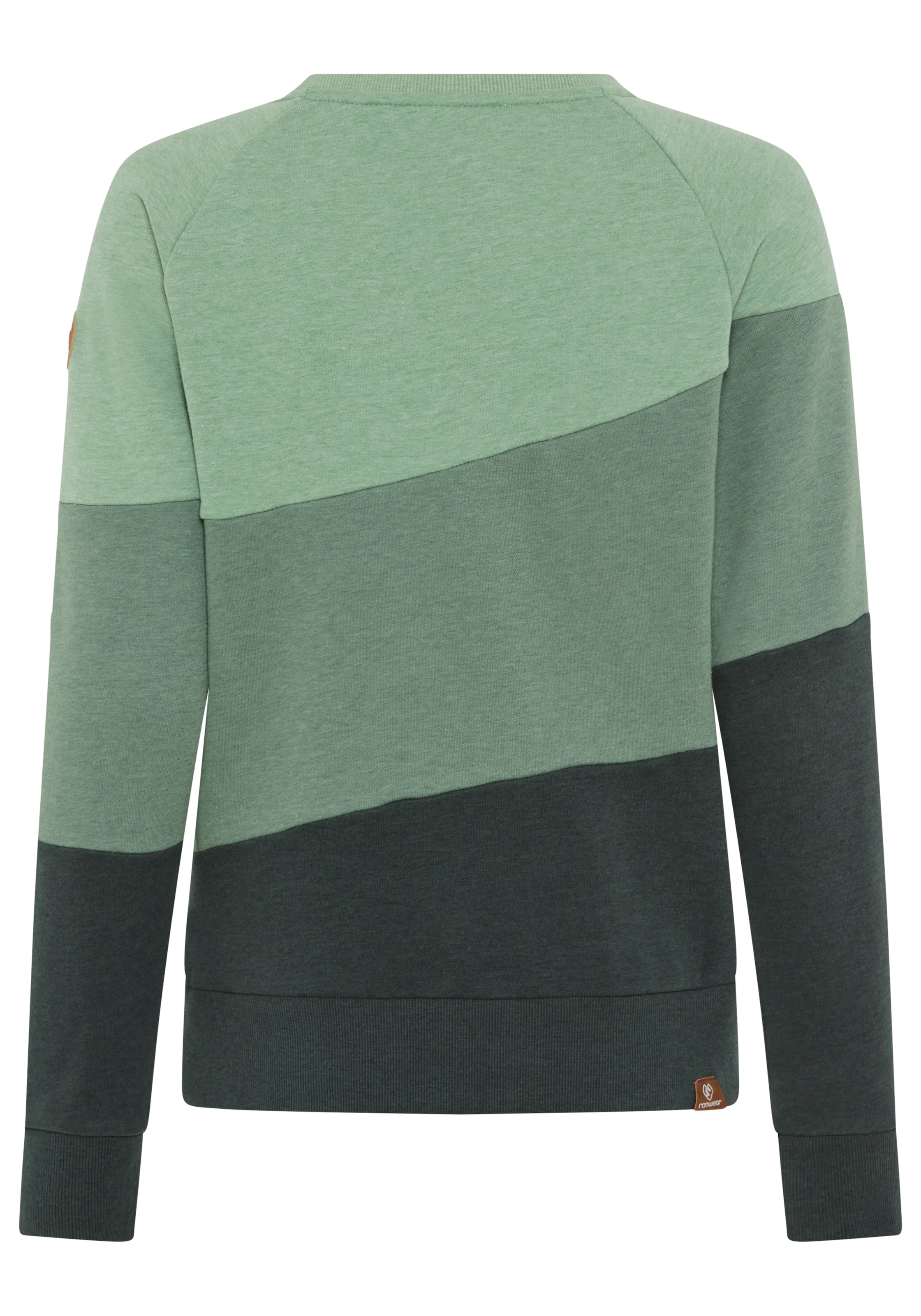 Ragwear Sweater "JOHANKA BLOCK", Crew Neck im Color-Blocking Design günstig online kaufen