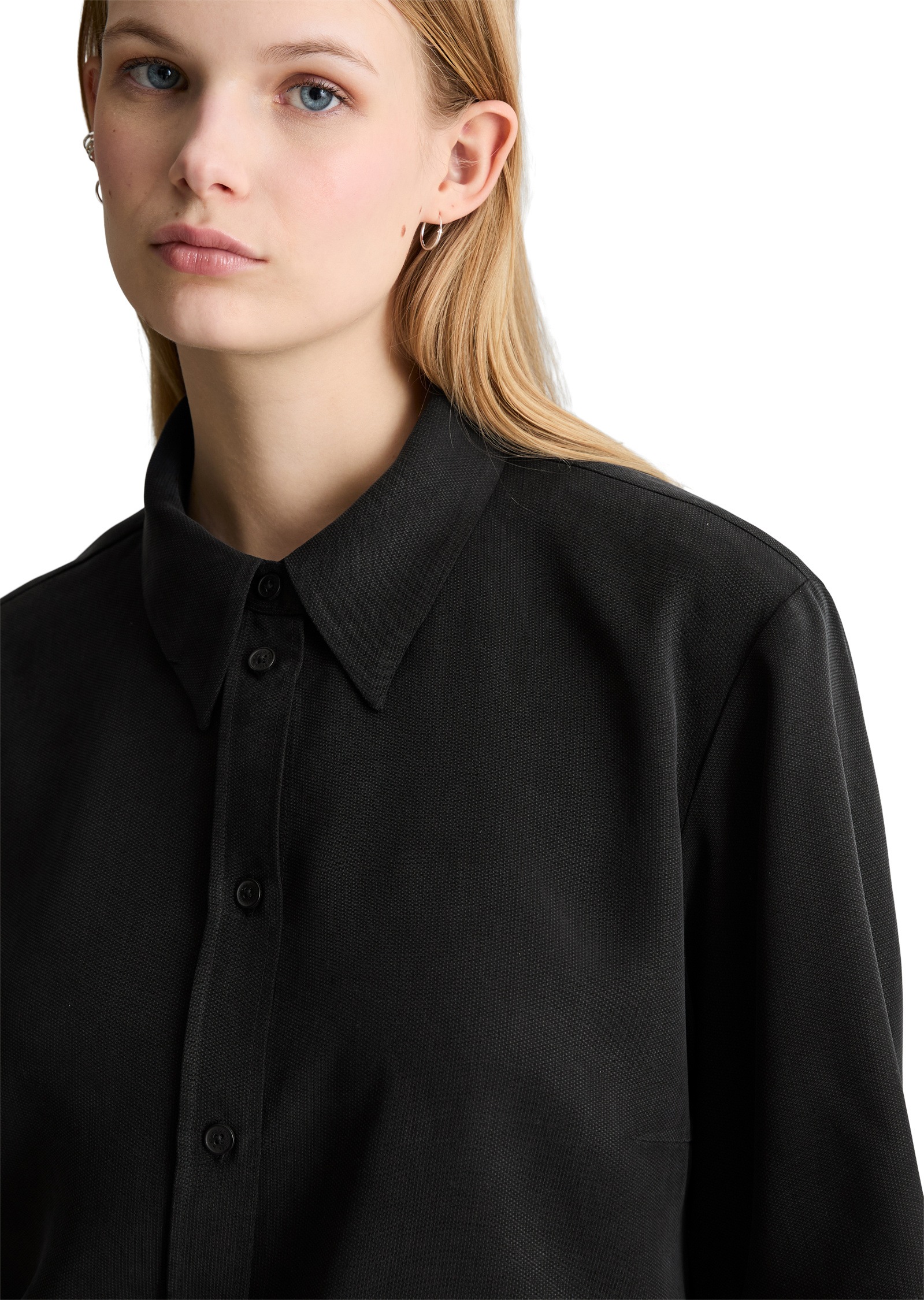 Marc O'Polo DENIM Kurzarmbluse »aus TENCEL™ Lyocell«