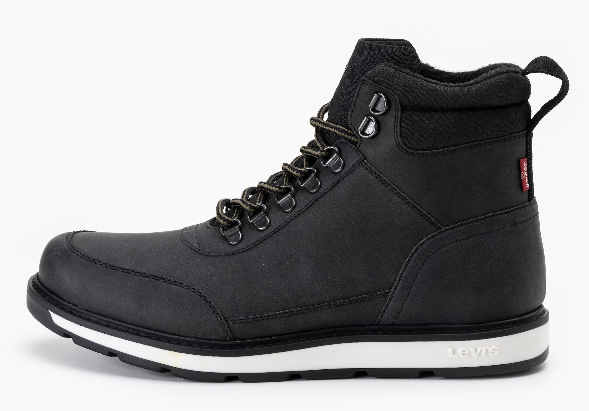 Levi's® Schnürboots »AXEL«, Outdoorschuh, Schnürschuh, High Top-Sneaker mit Schaftrandpolsterung