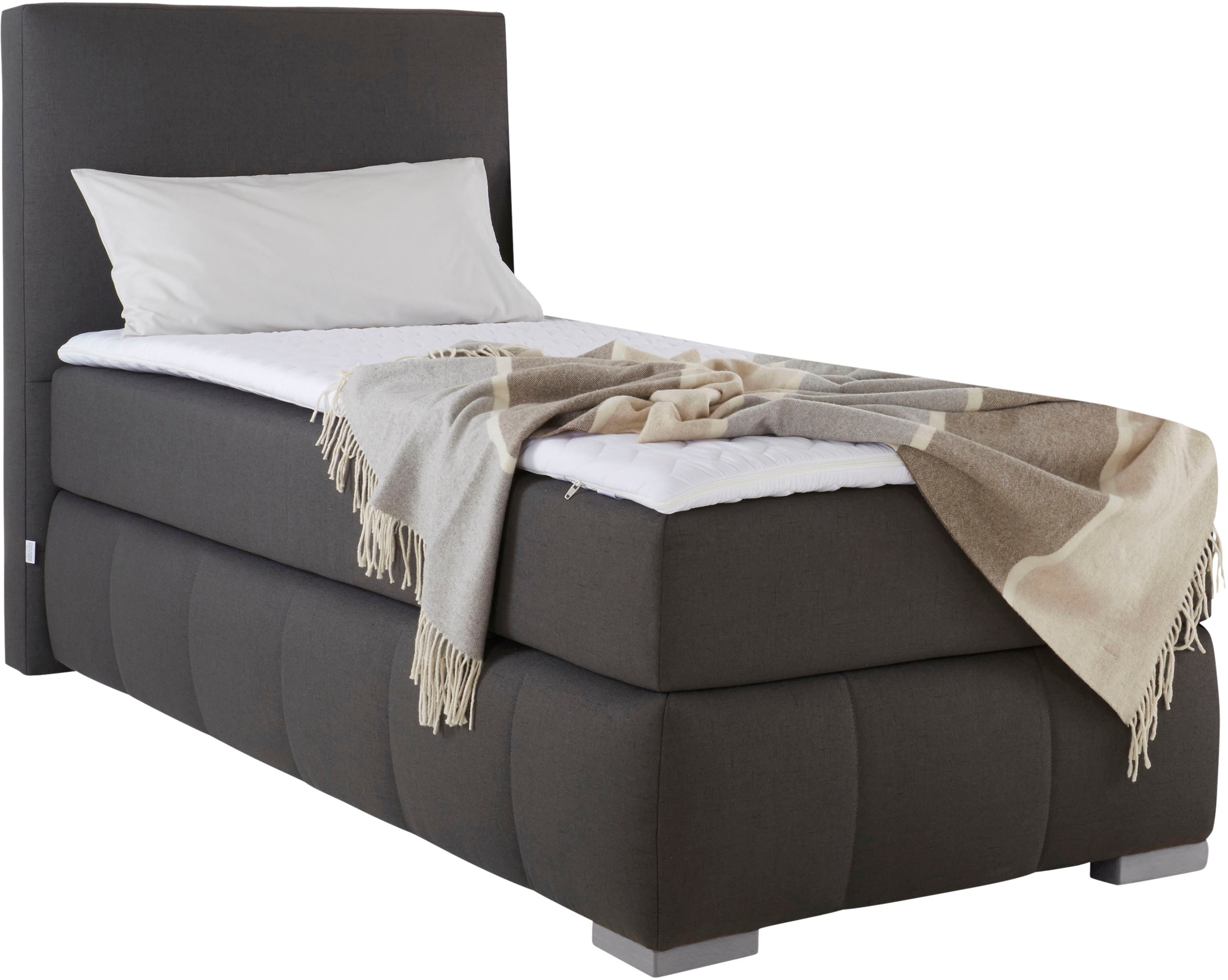 Home affaire Boxspringbett »Wehma«, inkl. Topper in 3 verschiedenen Matratzen, auch in Samtstoff