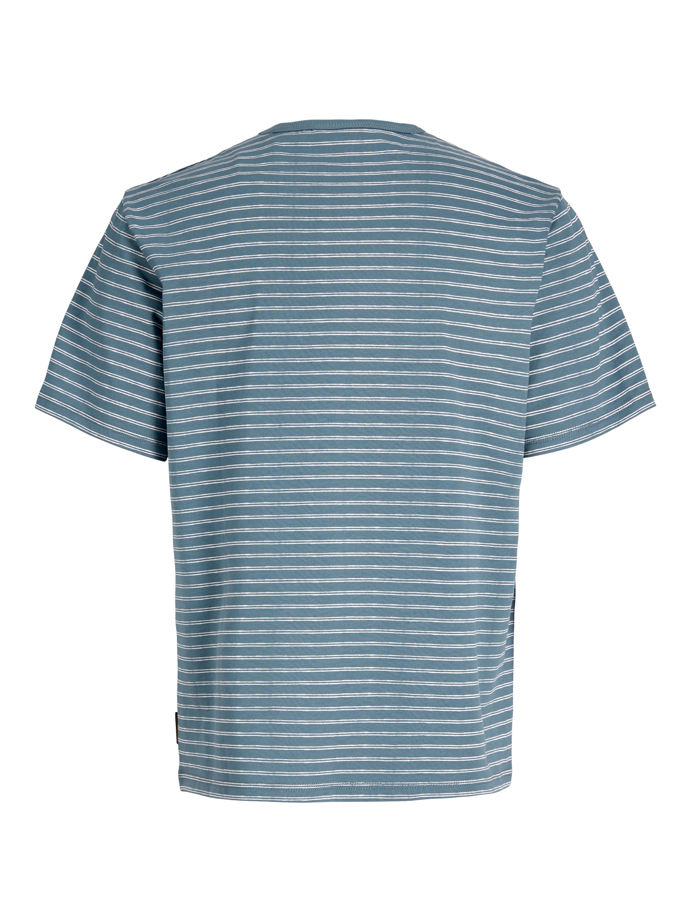 Jack & Jones Junior T-Shirt »JJDEVIN DAYTONA STRIPED TEE SS CN JNR« mit dezenter Logostickerei