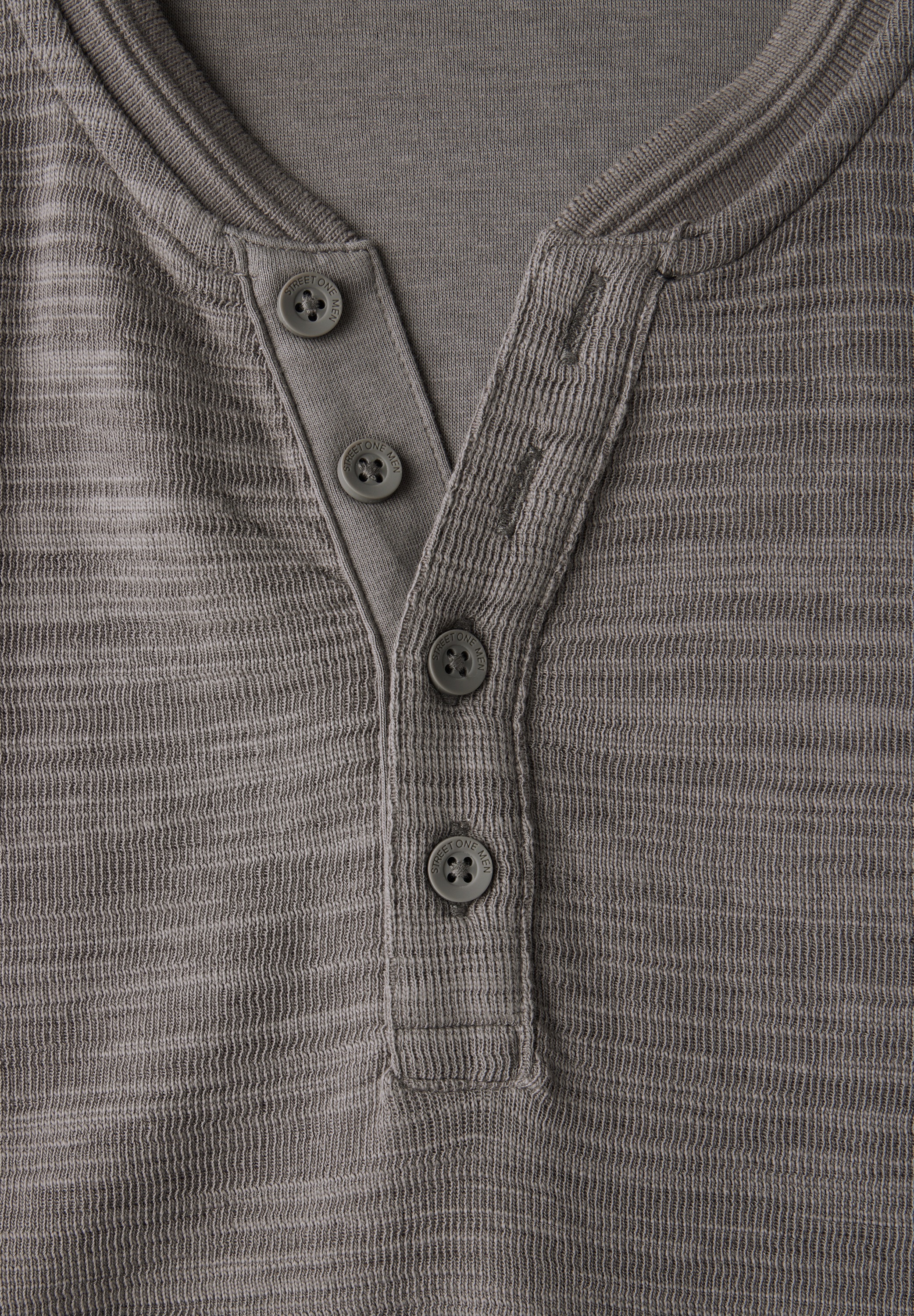 STREET ONE MEN Langarmshirt, im soften Baumwoll-Mix