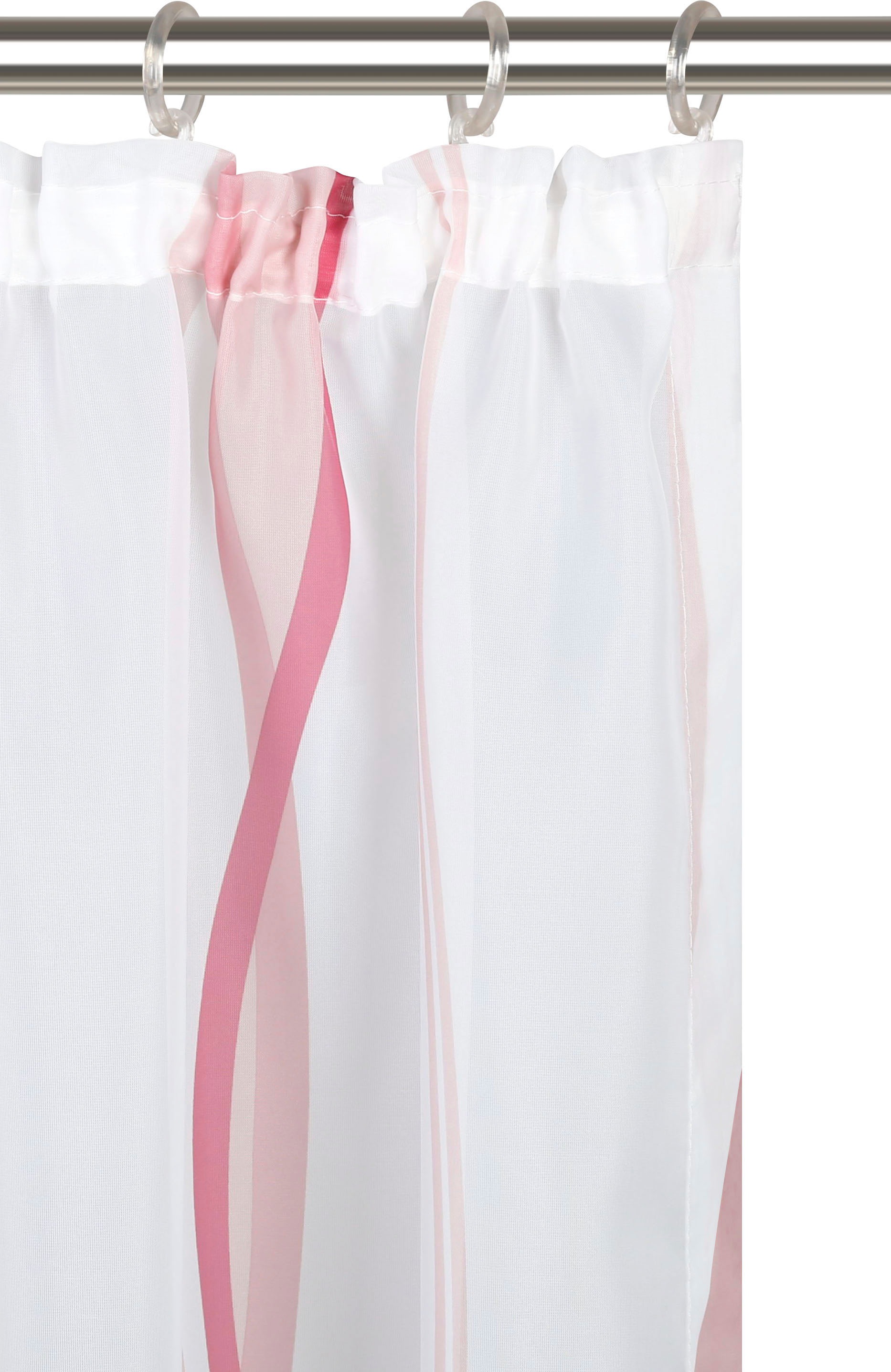 my home Gardine »Dimona«, (2 St.), Transparent, Voile, Polyester auf