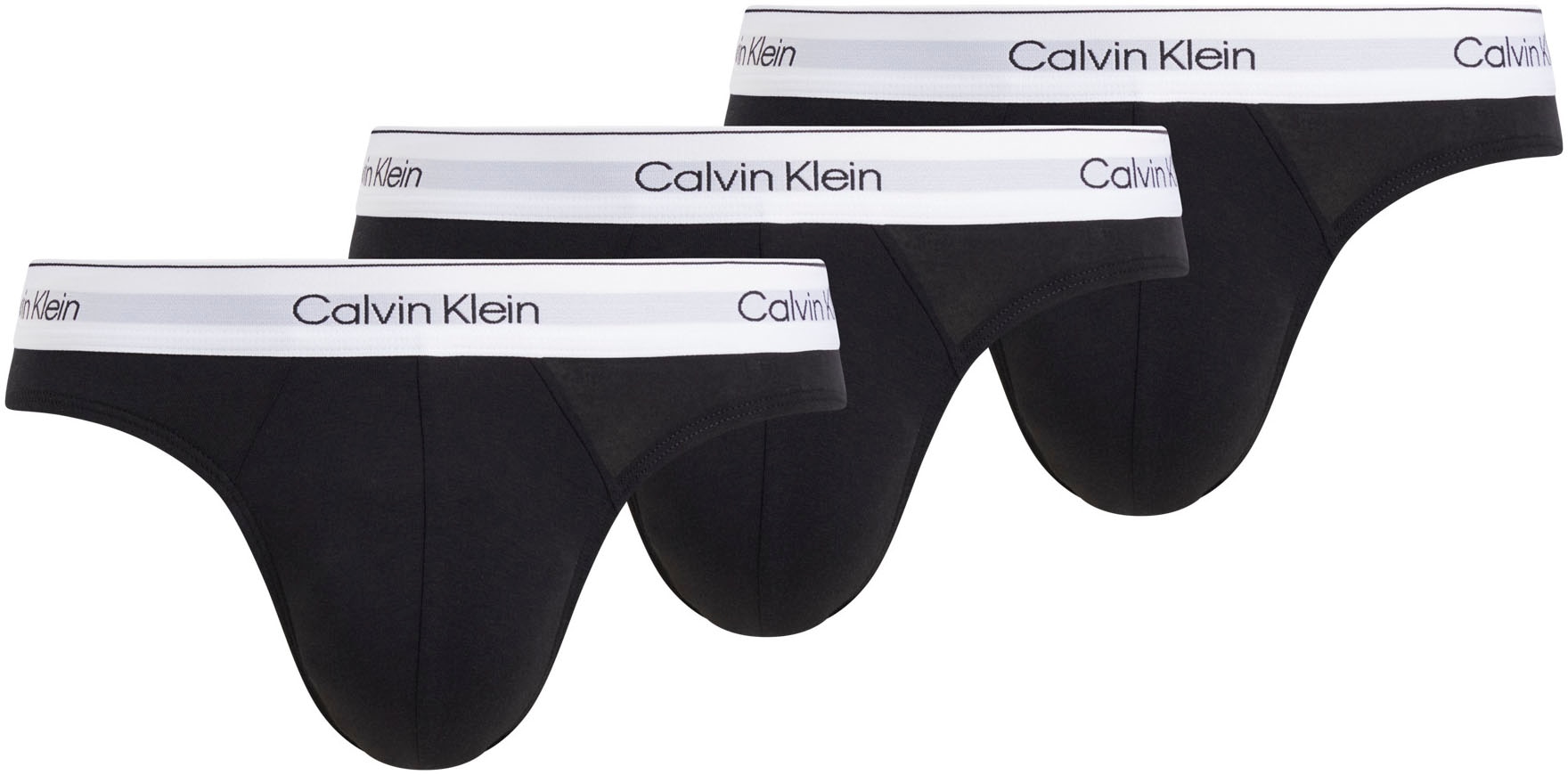 Calvin Klein Underwear Slip "LOW RISE SLIP BRIEF 3PK", (Packung, 3 St.), mit Logo-Elastikbund (3 Stück)