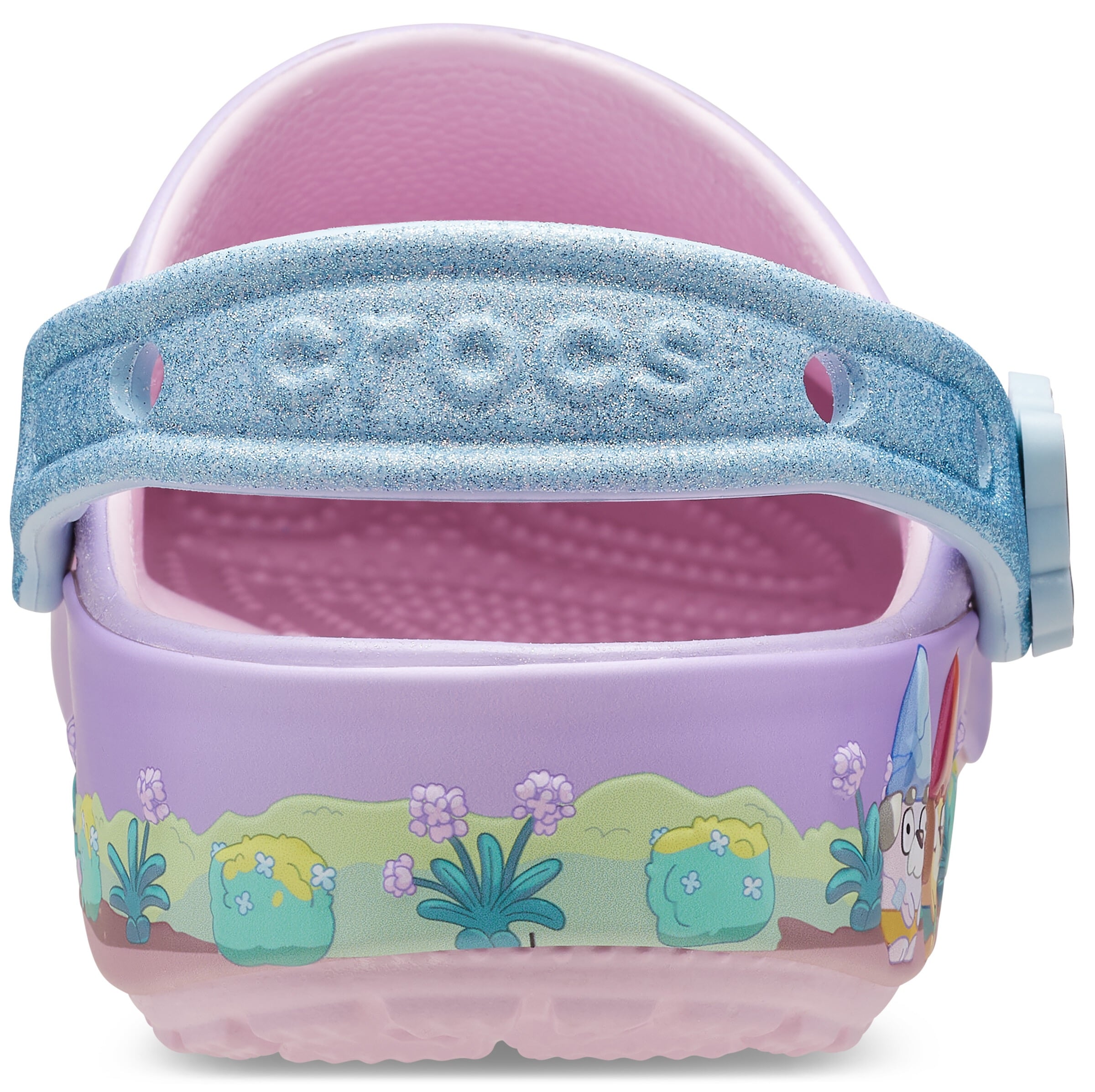 Crocs Clog »Bluey Multi Pink Classic«  Strandschuh, Sommerschuh, Hausschuh mit süßen Tiermotiven