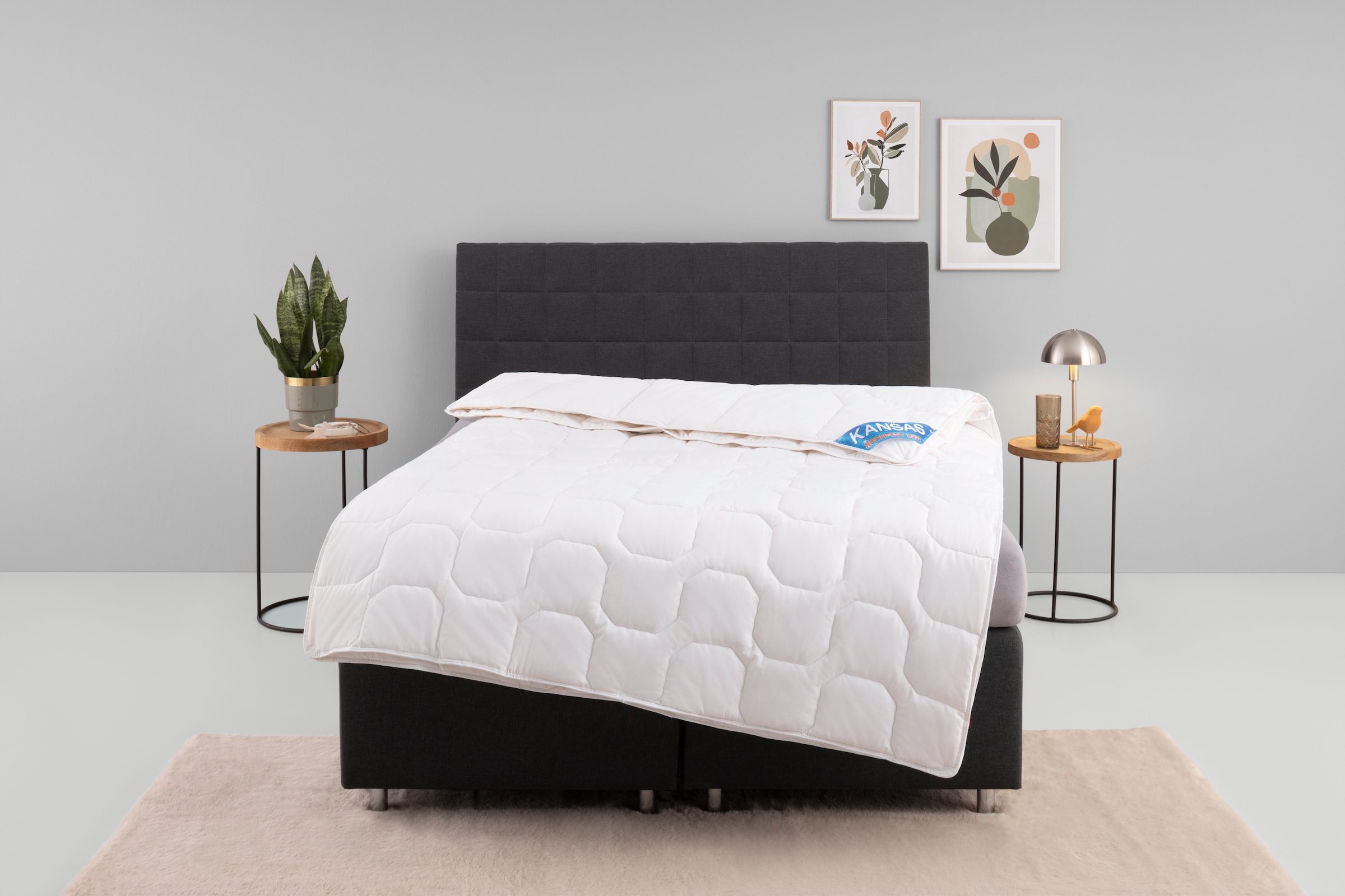 fan Baumwollbettdecke "Kansas, Bettdecken für Sommer und Winter, Decke" 4-J günstig online kaufen