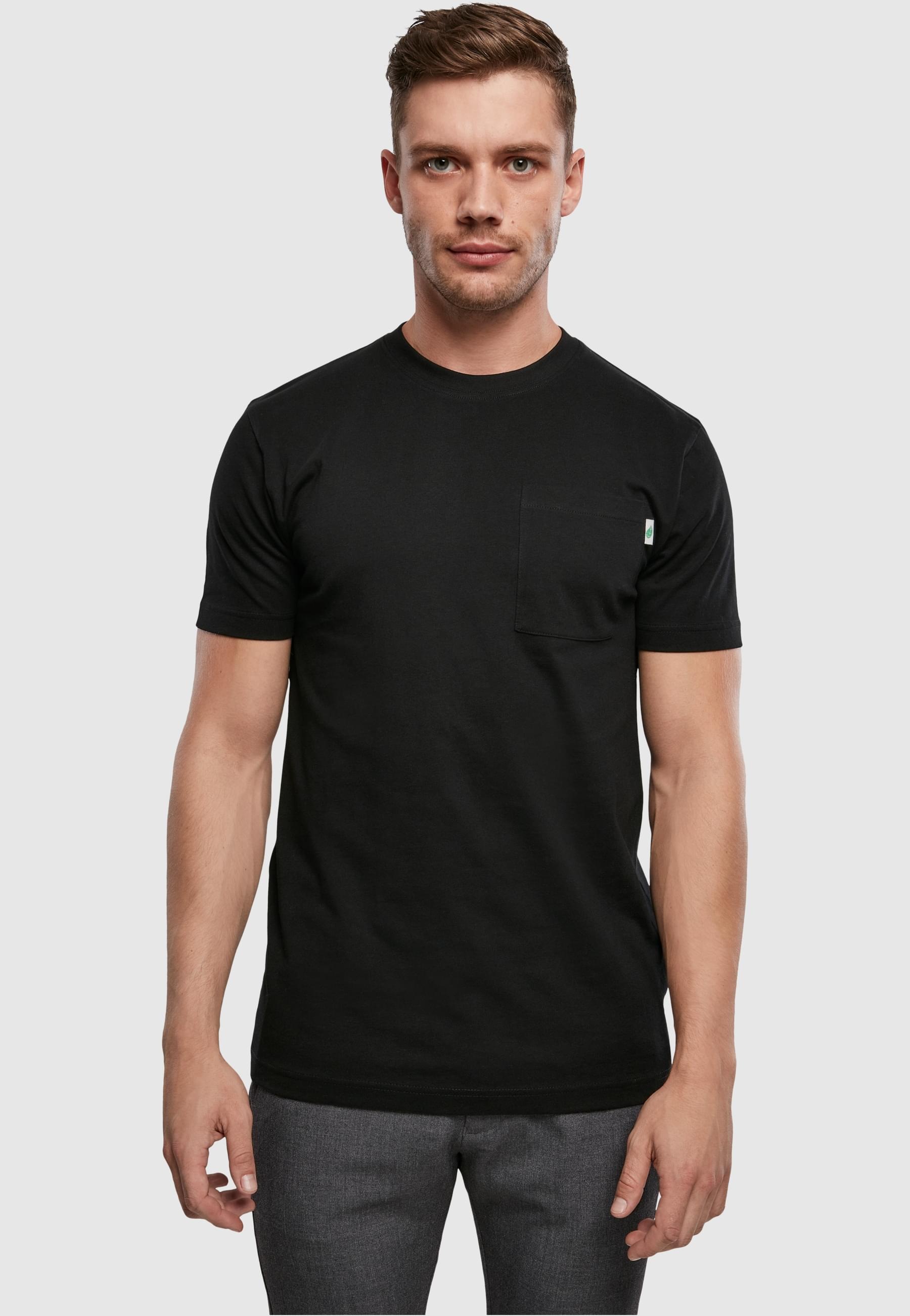 URBAN CLASSICS T-Shirt »Urban Classics Herren Organic Cotton Basic Pocket Tee«, (1 tlg.)