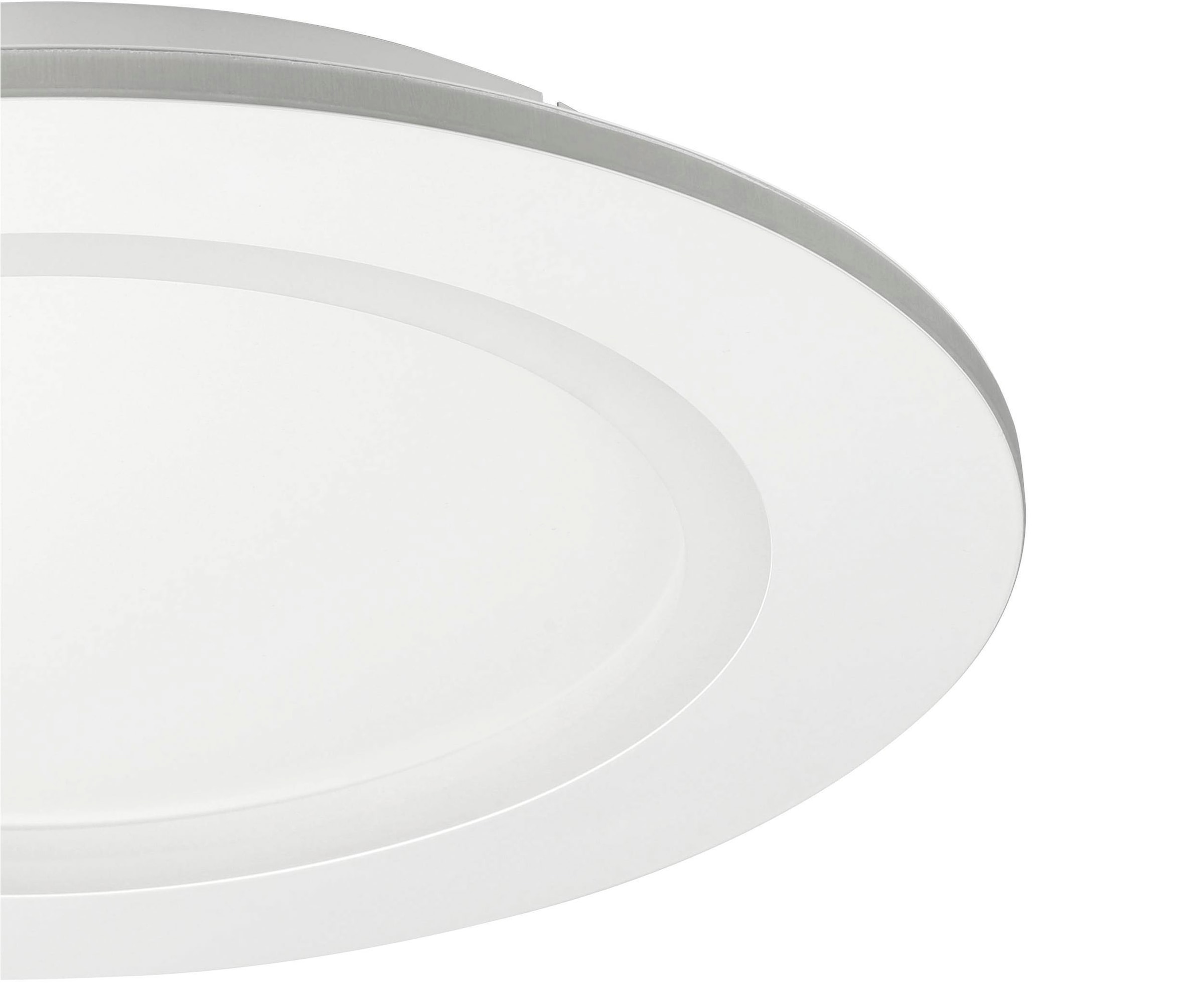 EGLO Deckenleuchte »Padrogiano-Z Deckenlampe, ZigBee 3.0, App und Sprachsteuerung, Lampe« LED-Modul 1 Stk. Kaltweiß | RGB ZigBee, App und Sprachsteuerung Alexa, RGB Rahmen, dimmbar, Ø 45 cm