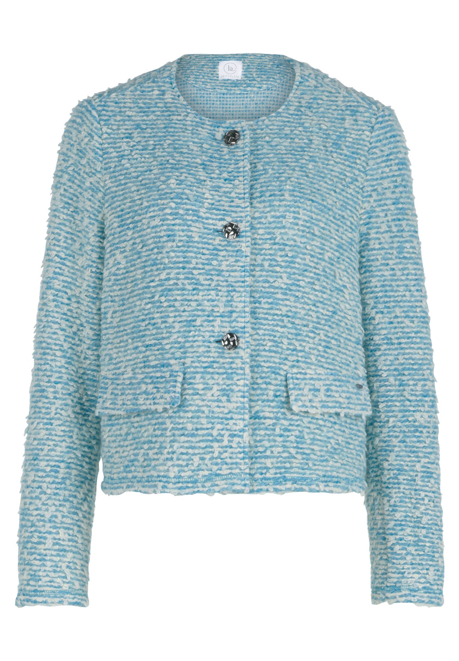 Betty&Co Jackenblazer »Betty & Co Damen Kuscheljacke mit Knöpfen«, Material