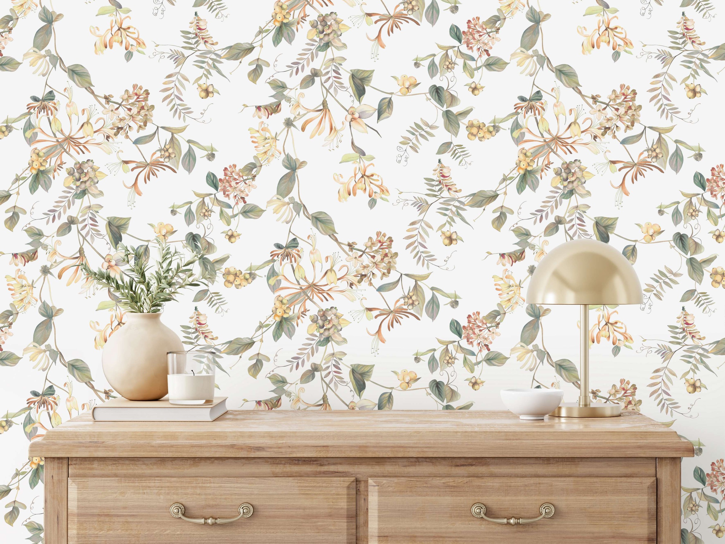 Marburg Vliestapete »Tapete Floral Blossom«, floral, moderne Vliestapete für Wohnzimmer Schlafzimmer Küche