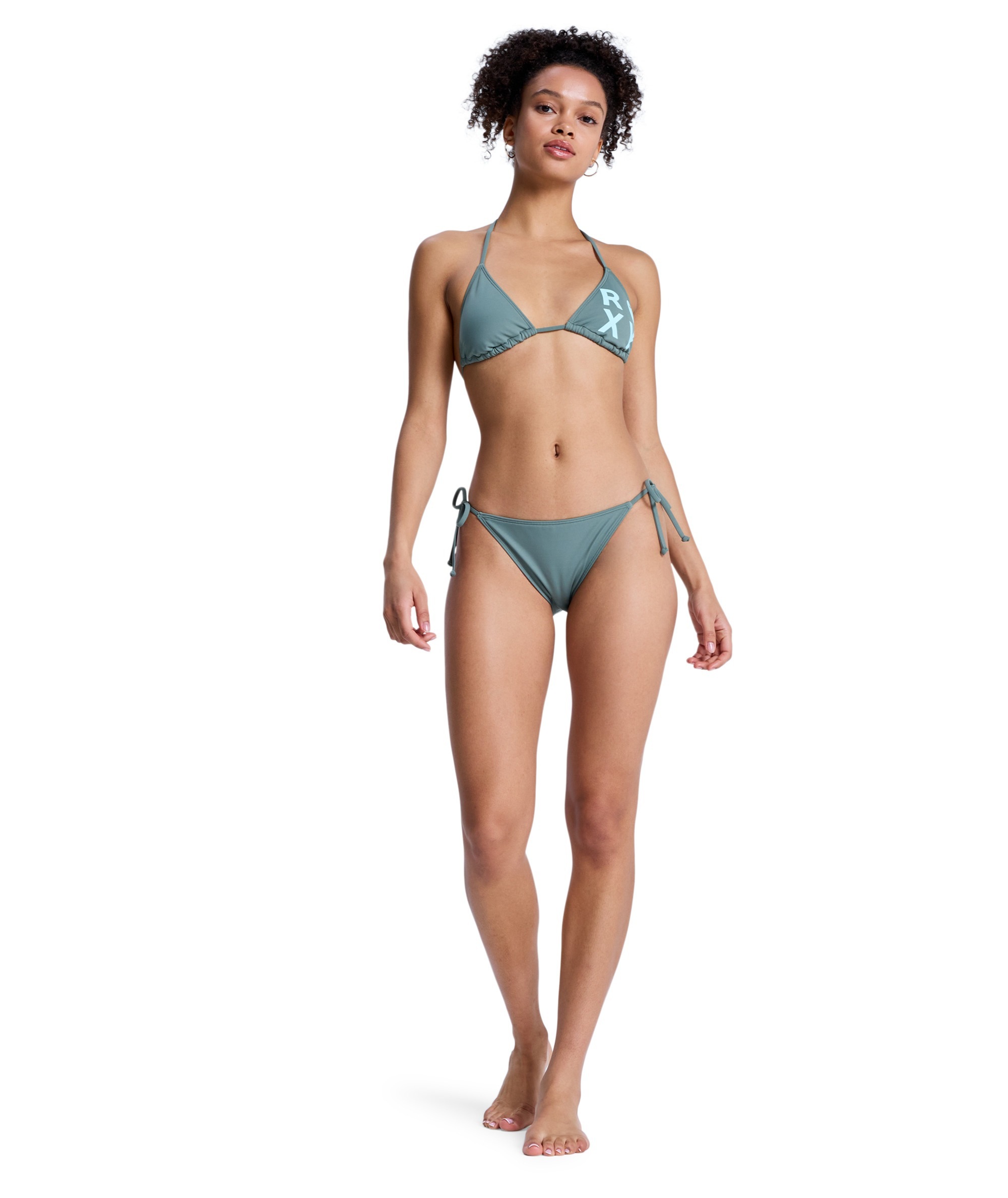 Roxy Triangel-Bikini »SD ESHORT SLEEVEENTIALS TIKI CLASHORT SLEEVEIC TS« Set, 2 Stk. Set aus 2 Teilen, sportlicher Look, bequeme Passform, Logodruck