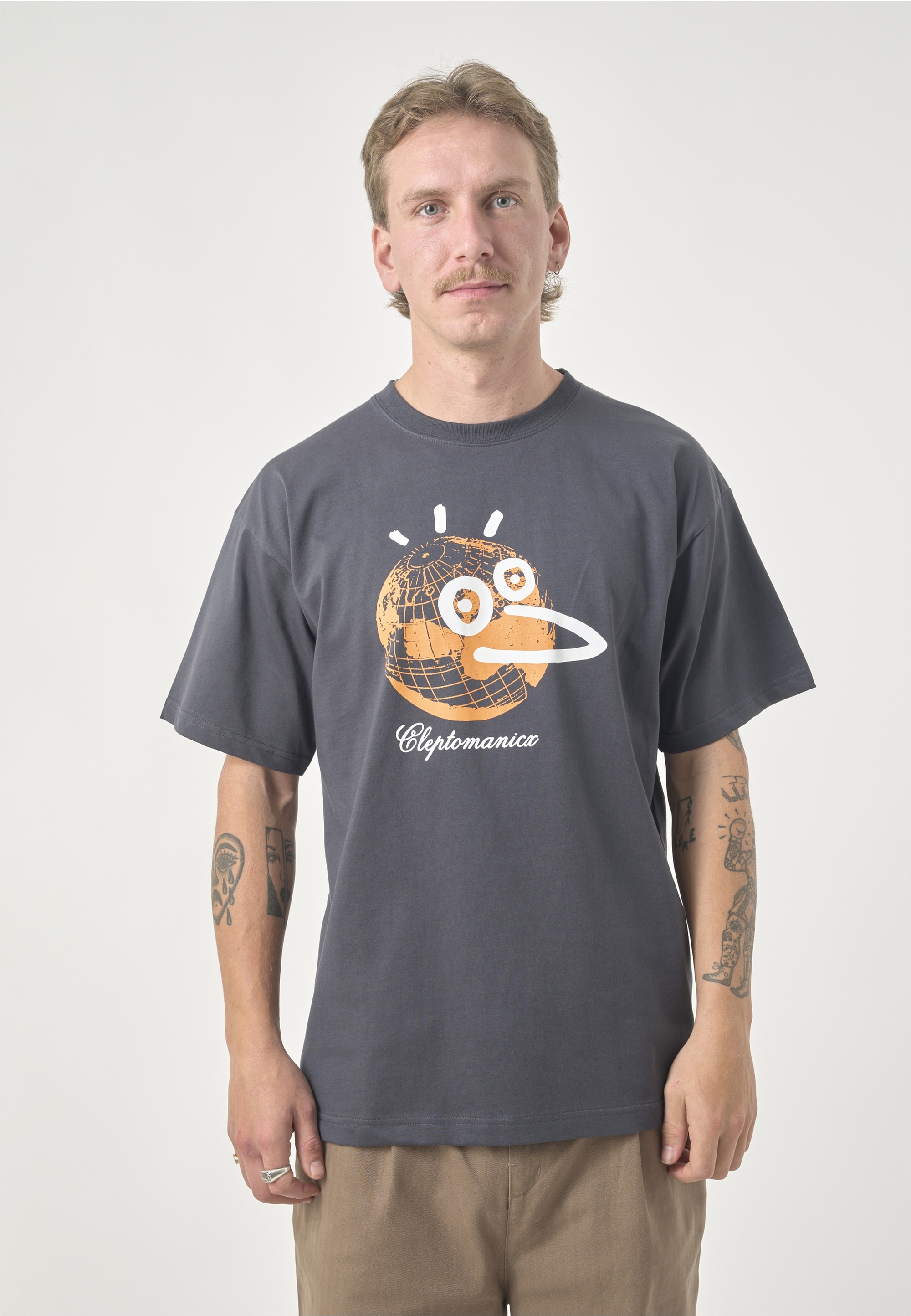 Cleptomanicx T-Shirt "Classic Tee Gull Earth", Locker geschnitten günstig online kaufen