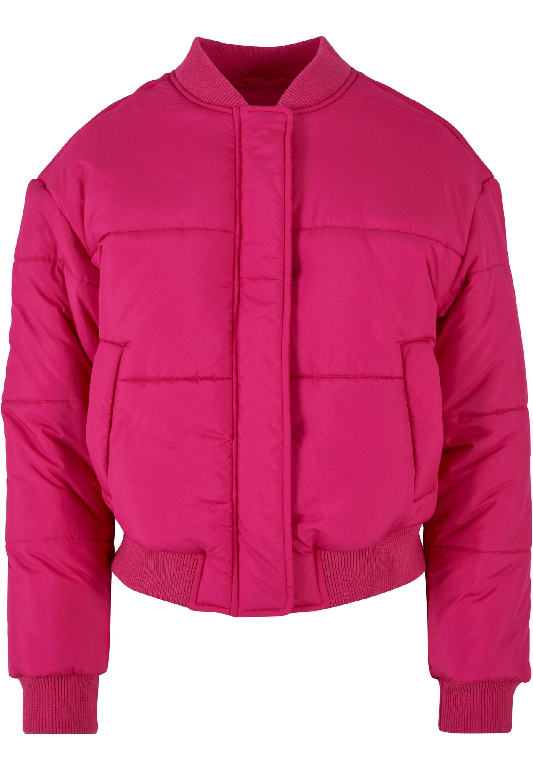URBAN CLASSICS Winterjacke »Urban Classics Damen Ladies Puffer Blouson« 1 Stk. tlg. ohne Kapuze