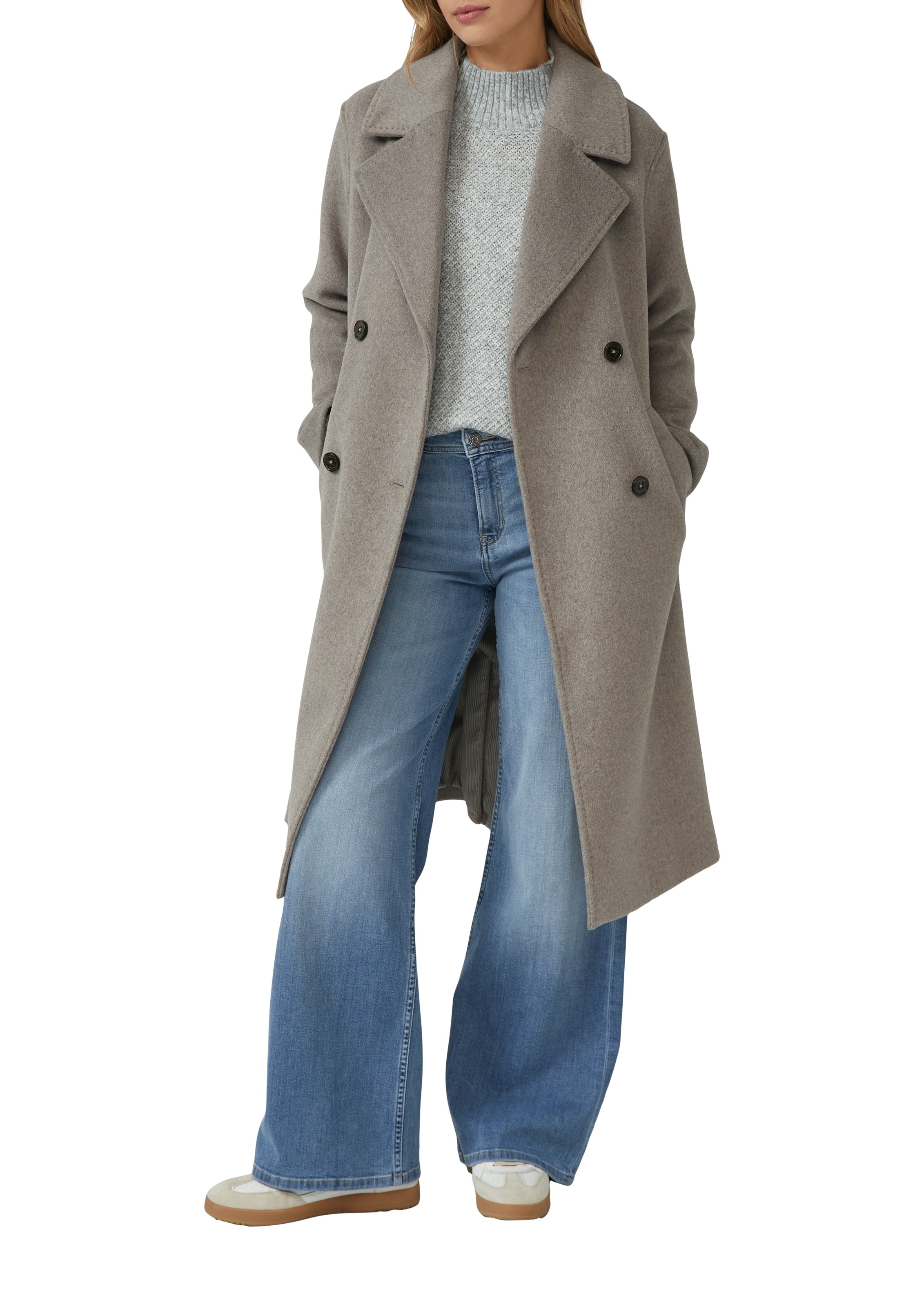 s.Oliver Strickpullover mit Rippbündchen günstig online kaufen