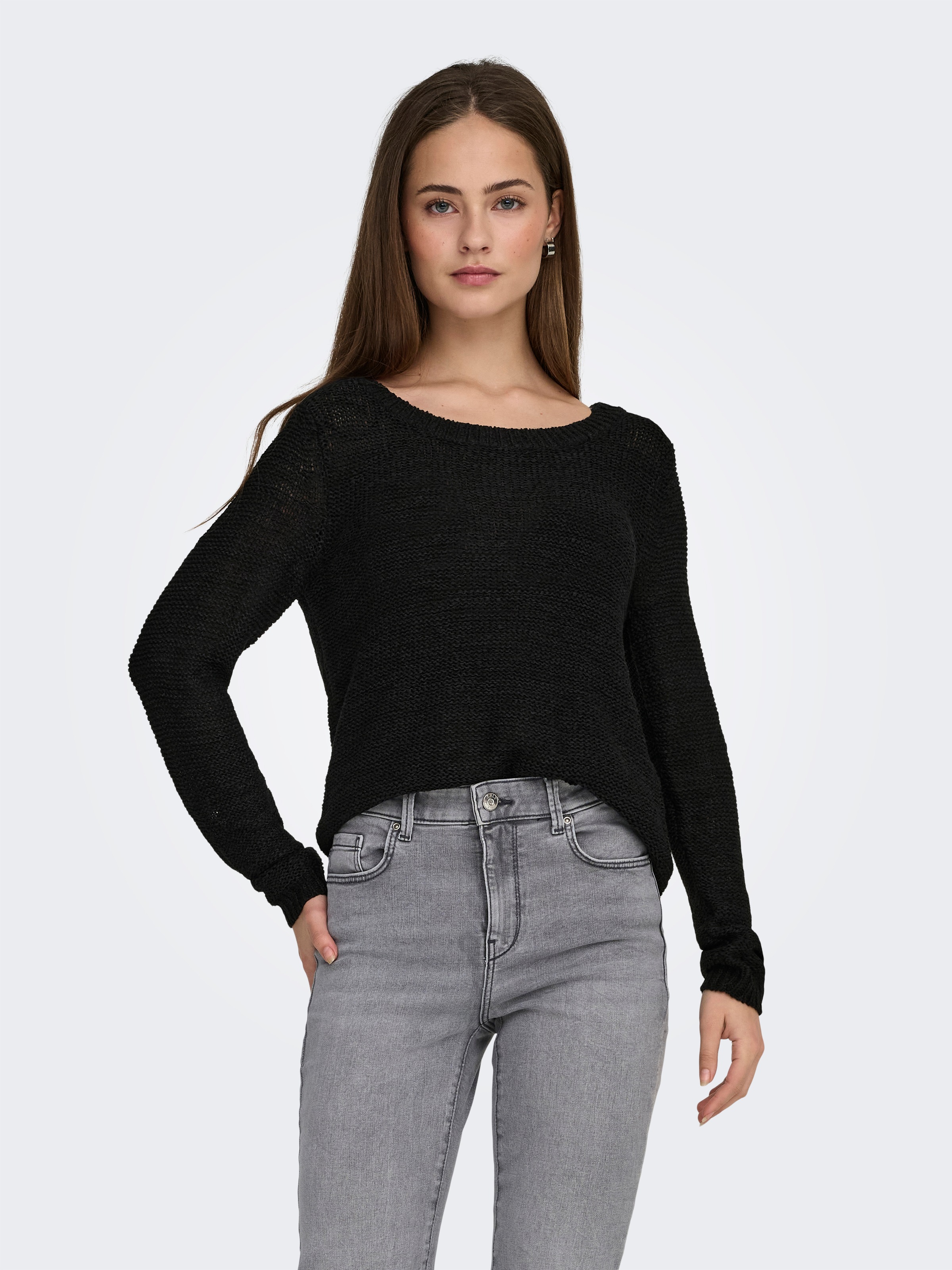 ONLY Onlgeena Strickpullover Schwarz XS 2