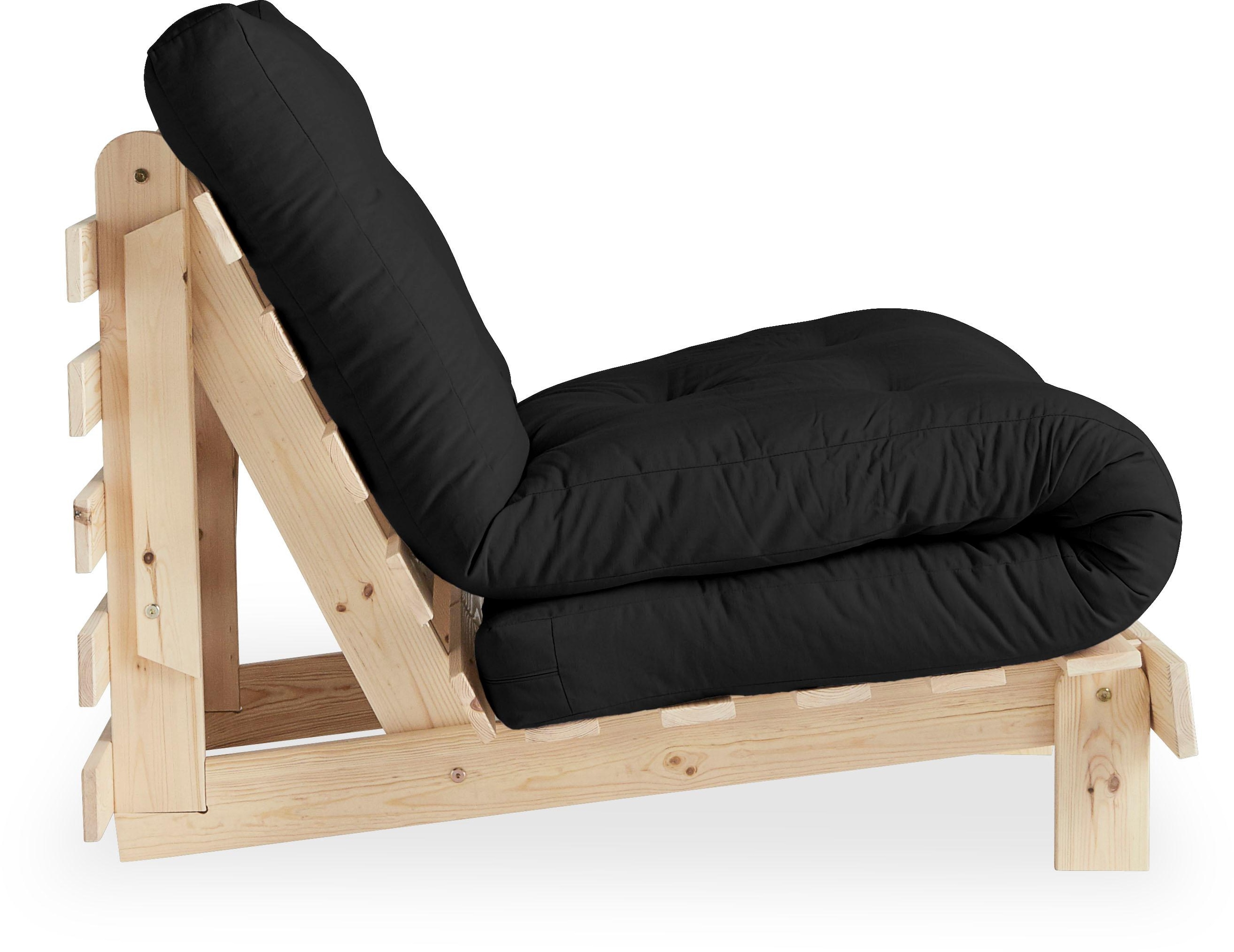 Karup Design Daybett »Daybett Roots Schlafsofa – Gästebett & Sofa aus FSC®-Kiefer«, Inkl. Futonmatratze, in mehreren Größen & Farben erhältlich