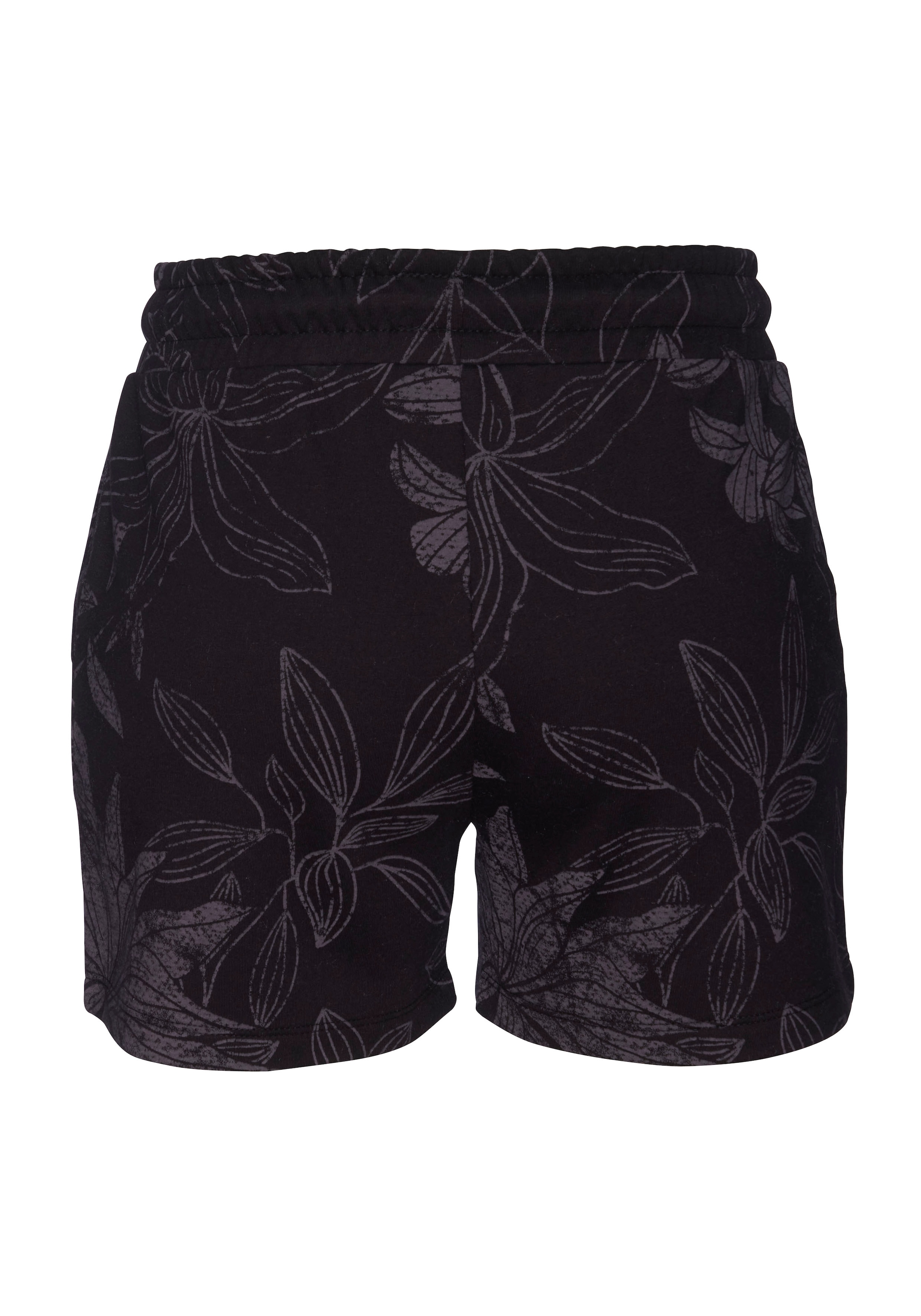 LASCANA Relaxshorts, mit floralem Alloverdruck, Loungeanzug