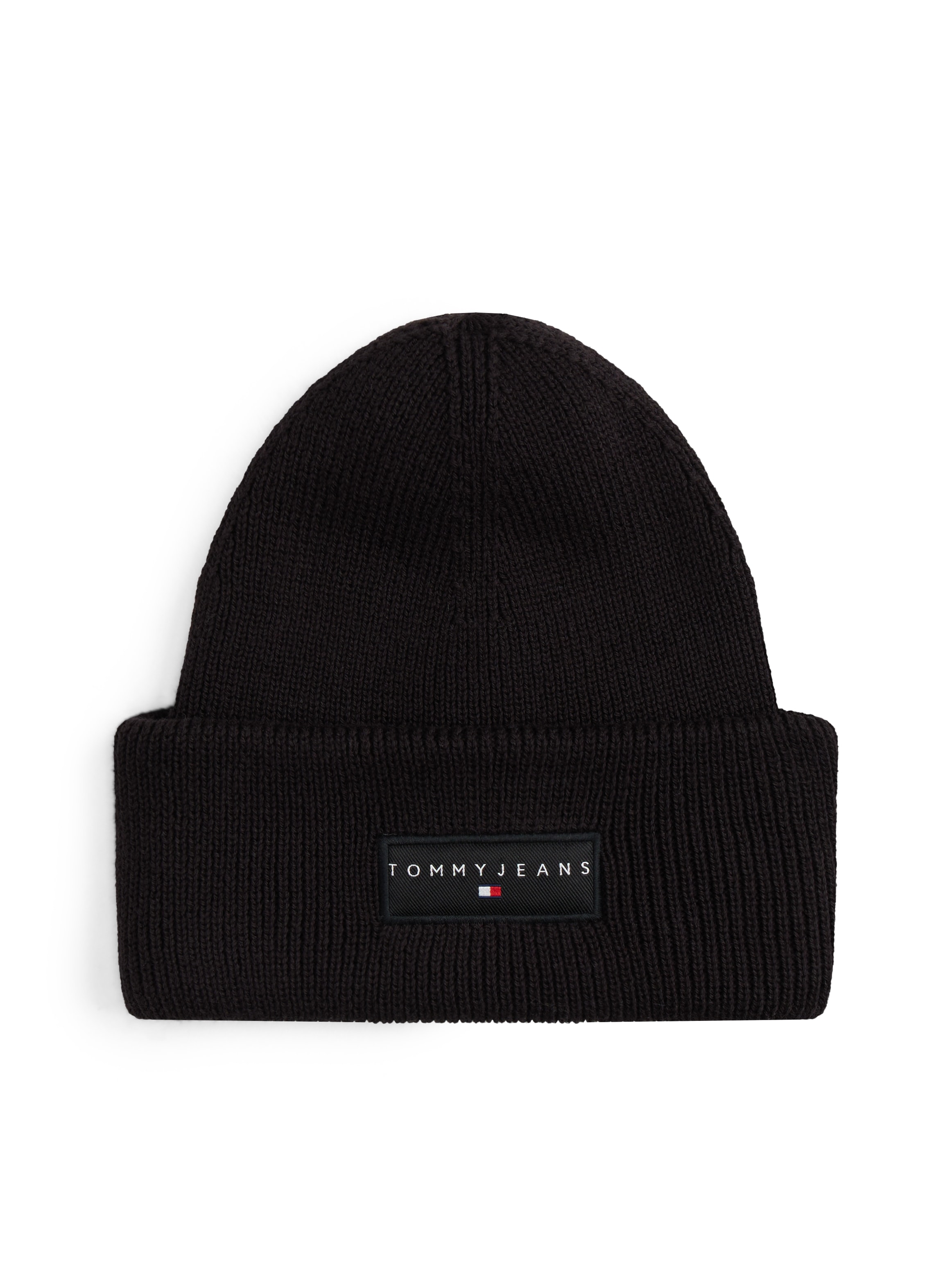 Tommy Jeans Beanie "TJM LINEAR", in Grobstrick, mit Umschlag günstig online kaufen