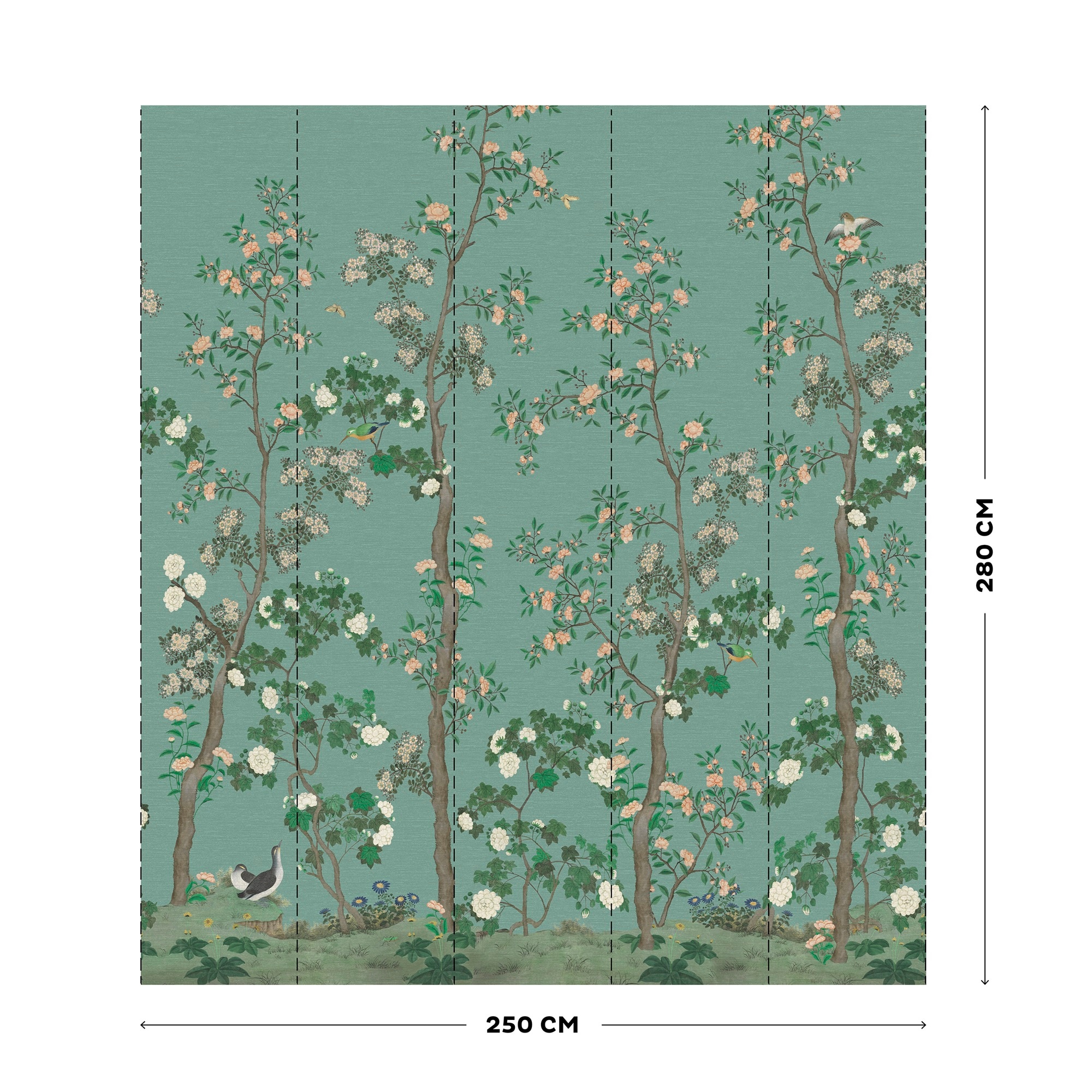 Art for the home Fototapete »Rachelle Sage« geblümt glatt Design Tapeten