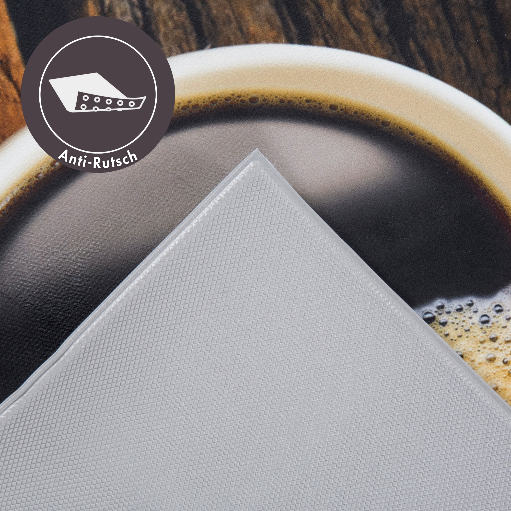 Andiamo Läufer »Kitchen« rechteckig 3 mm Höhe Vinyl-Küchenläufer, moderne Küchenmotive, Pasta, Gewürze, Kaffee