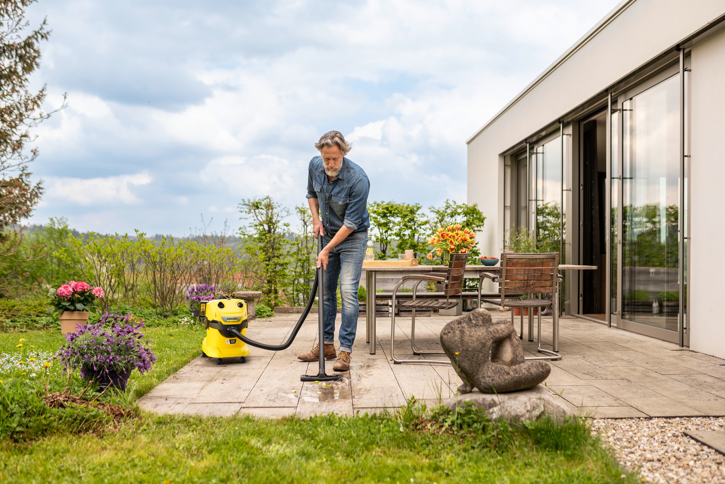 KÄRCHER Nass-Trocken-Sauger »WD 4-18 Dual V-20/22«, 36-V-Motor, 20 l Kunststoffbehälter, ohne Akku und Ladegerät