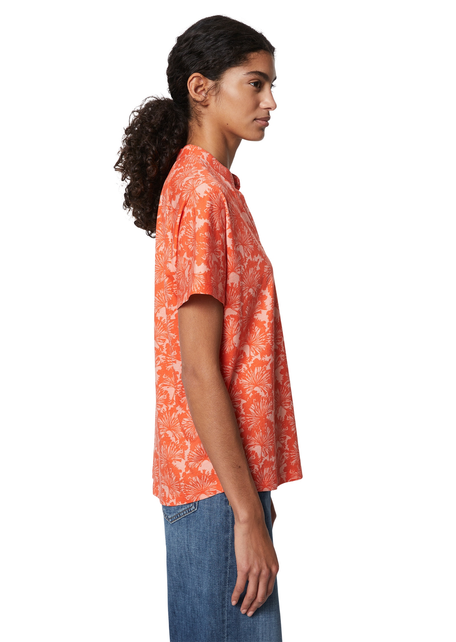 Marc O'Polo Blusenshirt »aus bedrucktem Single Jersey«