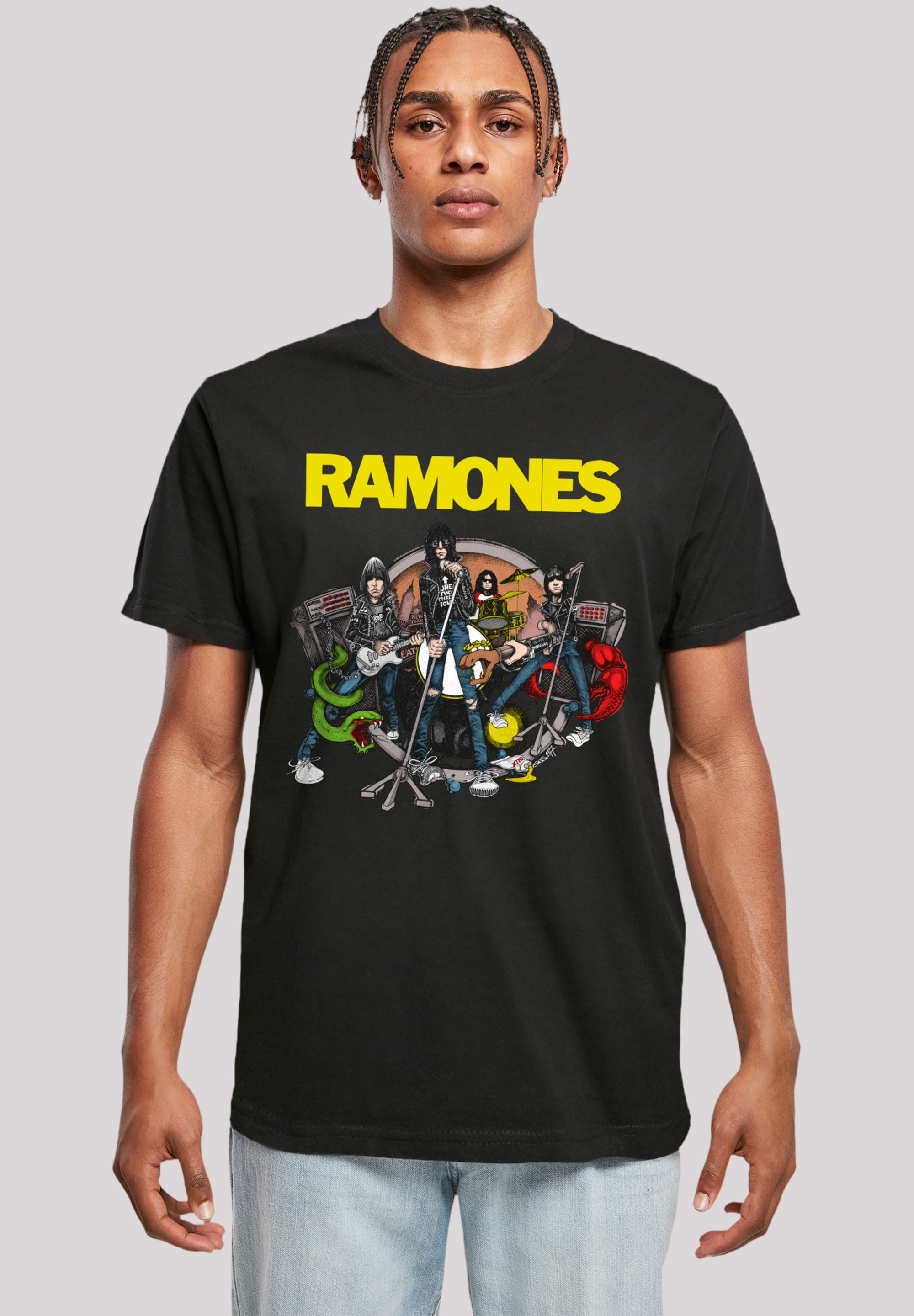 F4NT4STIC T-Shirt Ruin«, To Band Road BAUR Rock online Band, Rock-Musik Musik Qualität, »Ramones kaufen | Premium