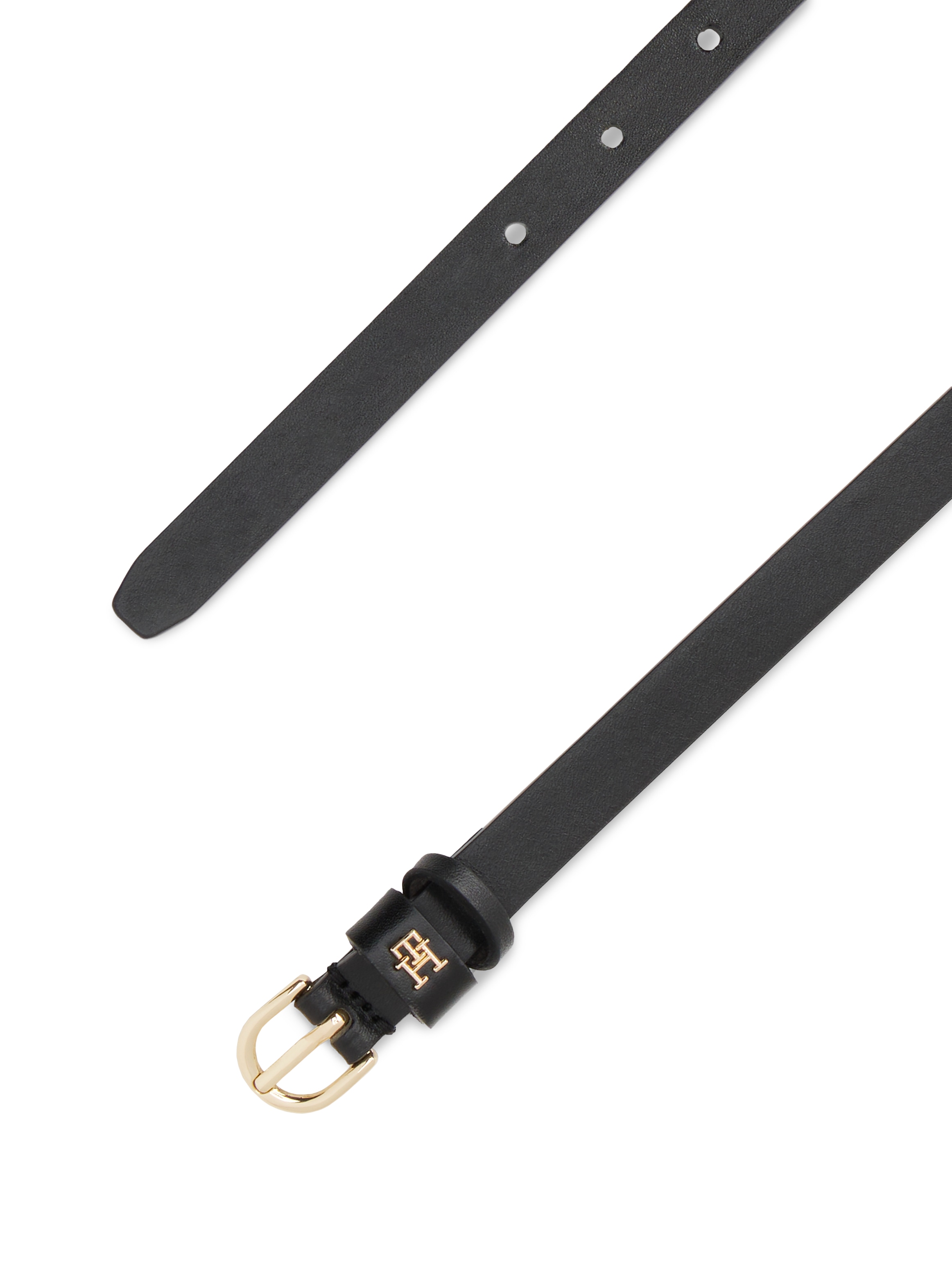 Tommy Hilfiger Ledergürtel »ESSENTIAL EFFORTLESS GOLD«, 1,5 cm breit, ovale Einfachdornschließe, Damengürtel