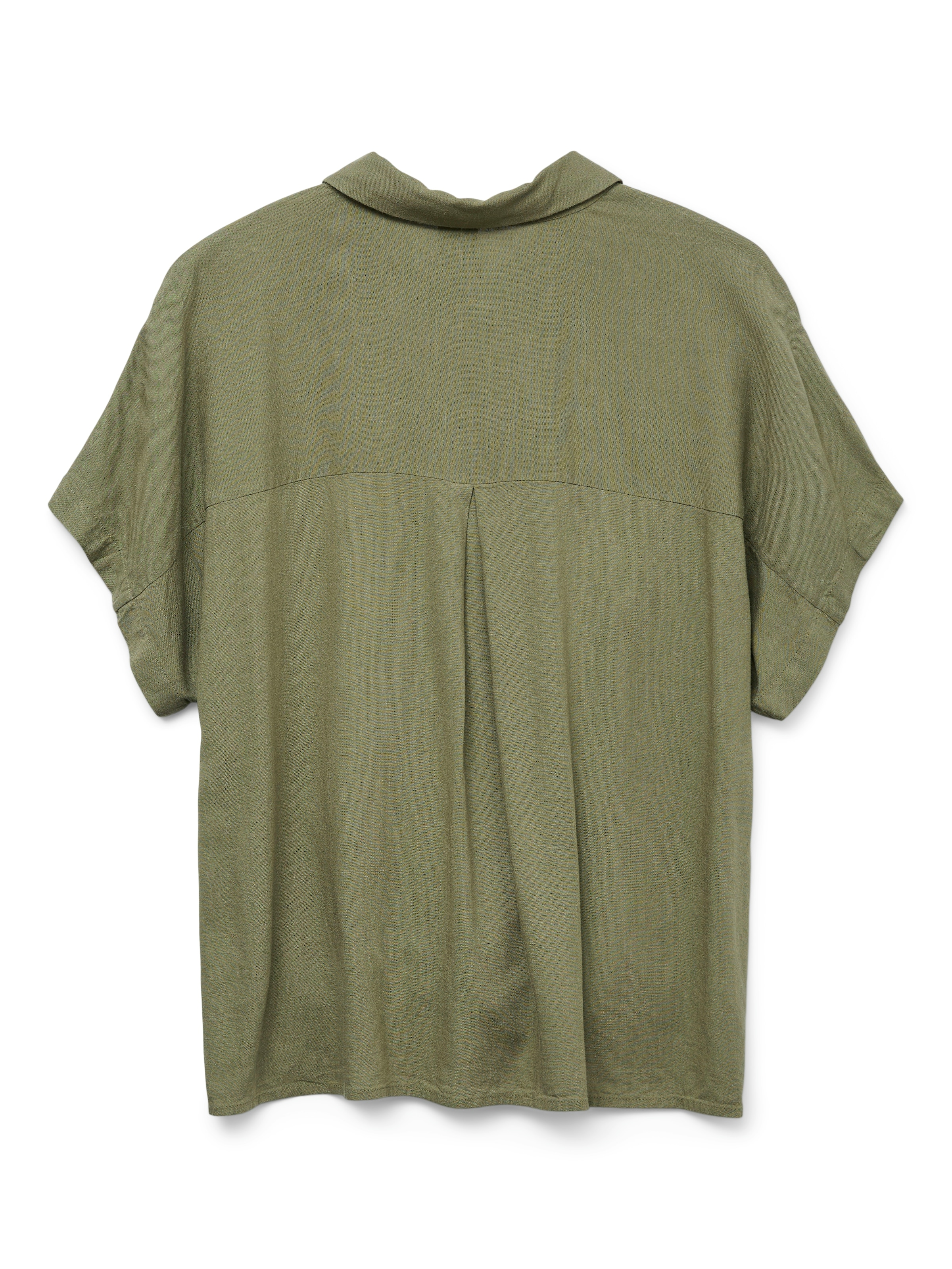 Vero Moda Kurzarmbluse »VMTHEA SS TIE SHIRT WVN NOOS«