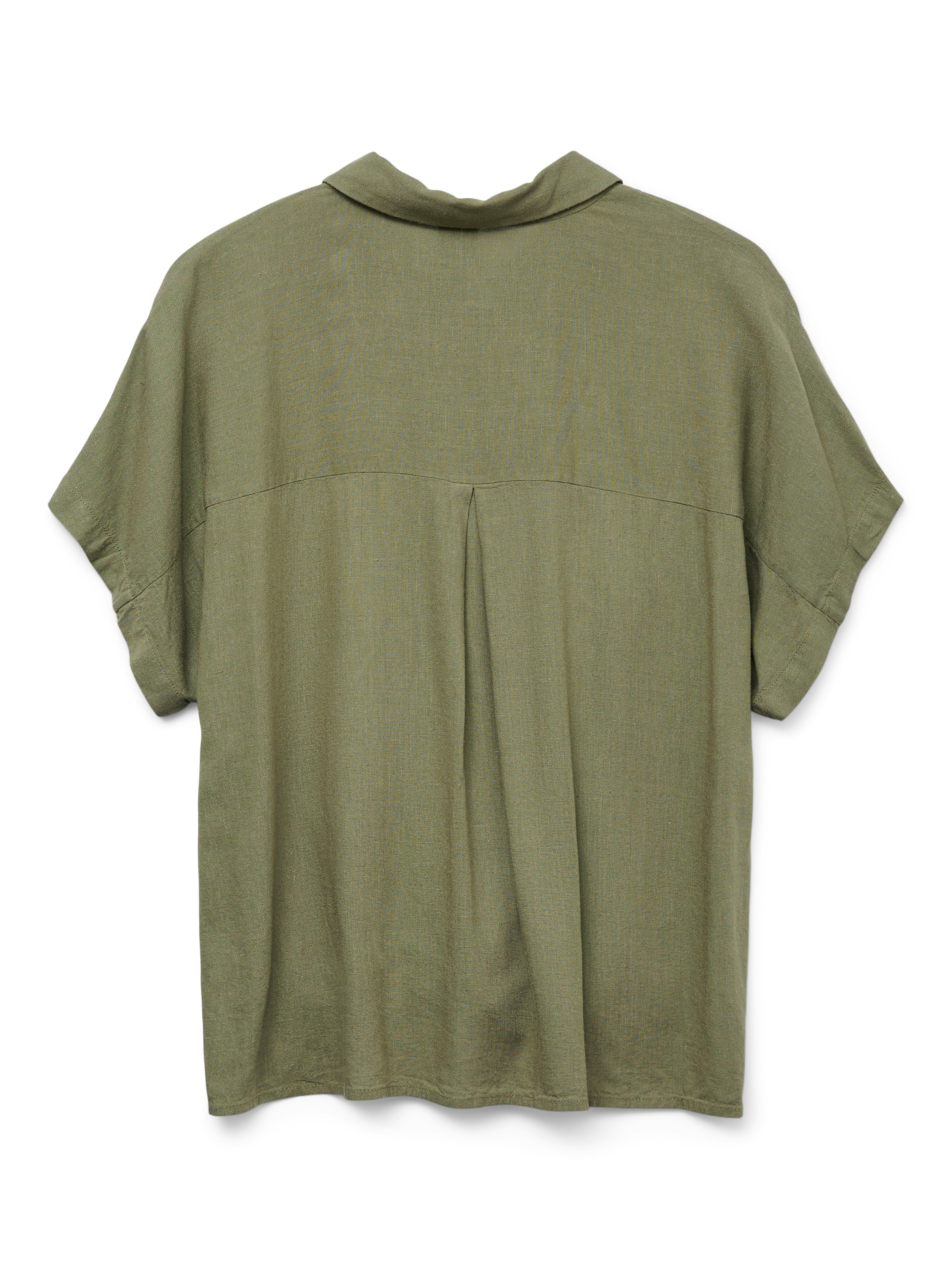 Vero Moda Kurzarmbluse "VMTHEA SS TIE SHIRT WVN NOOS" günstig online kaufen