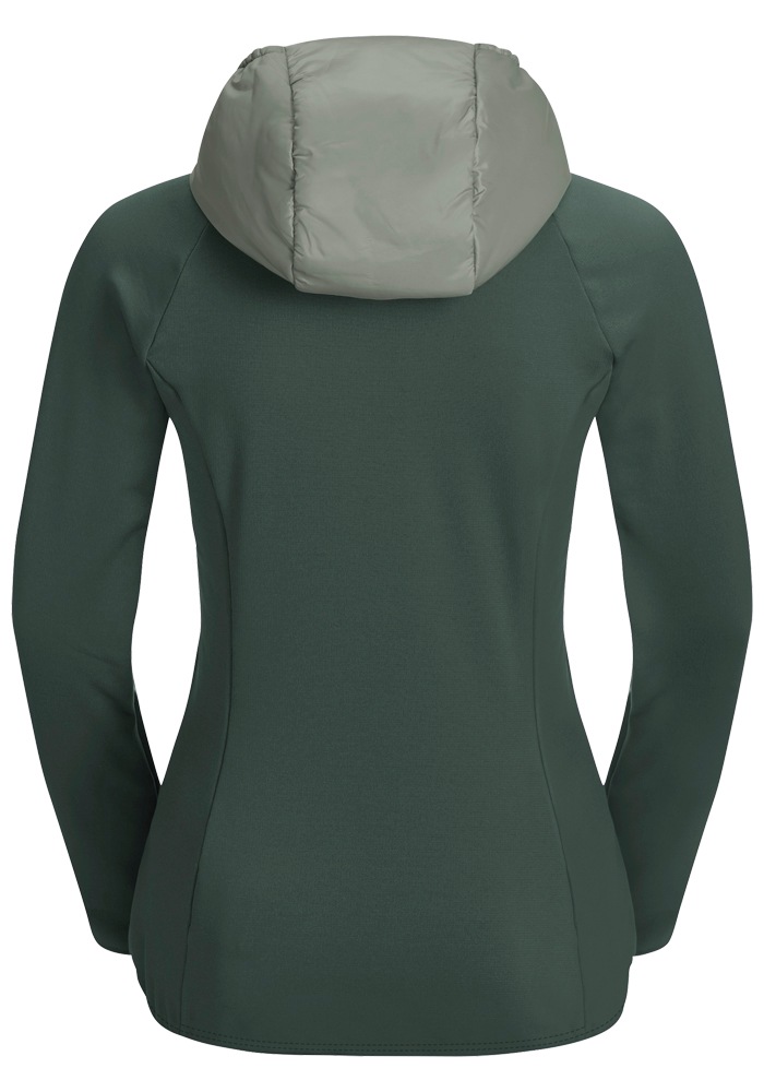 Jack Wolfskin Hybridjacke »ROUTEBURN PRO HYBRID W«, mit Kapuze