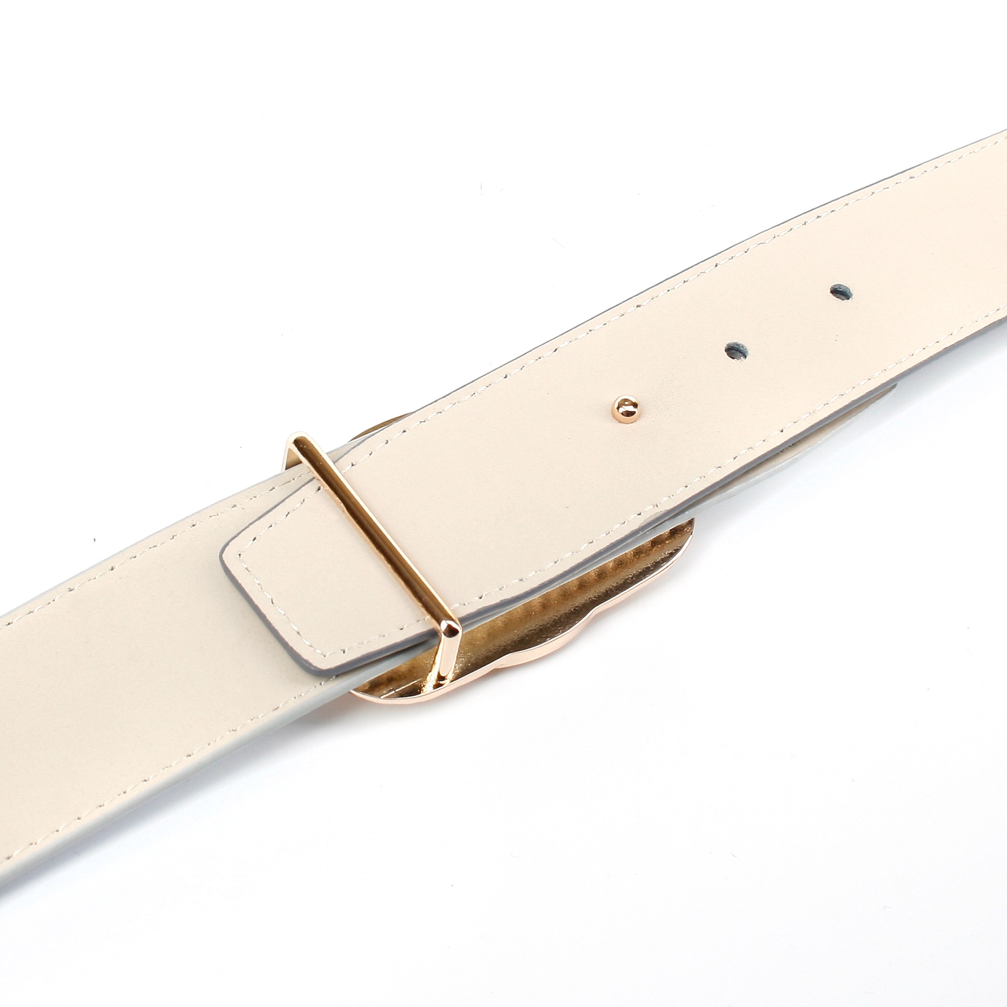 Anthoni Crown Ledergürtel, in glänzender Optik, helle Rückseite günstig online kaufen