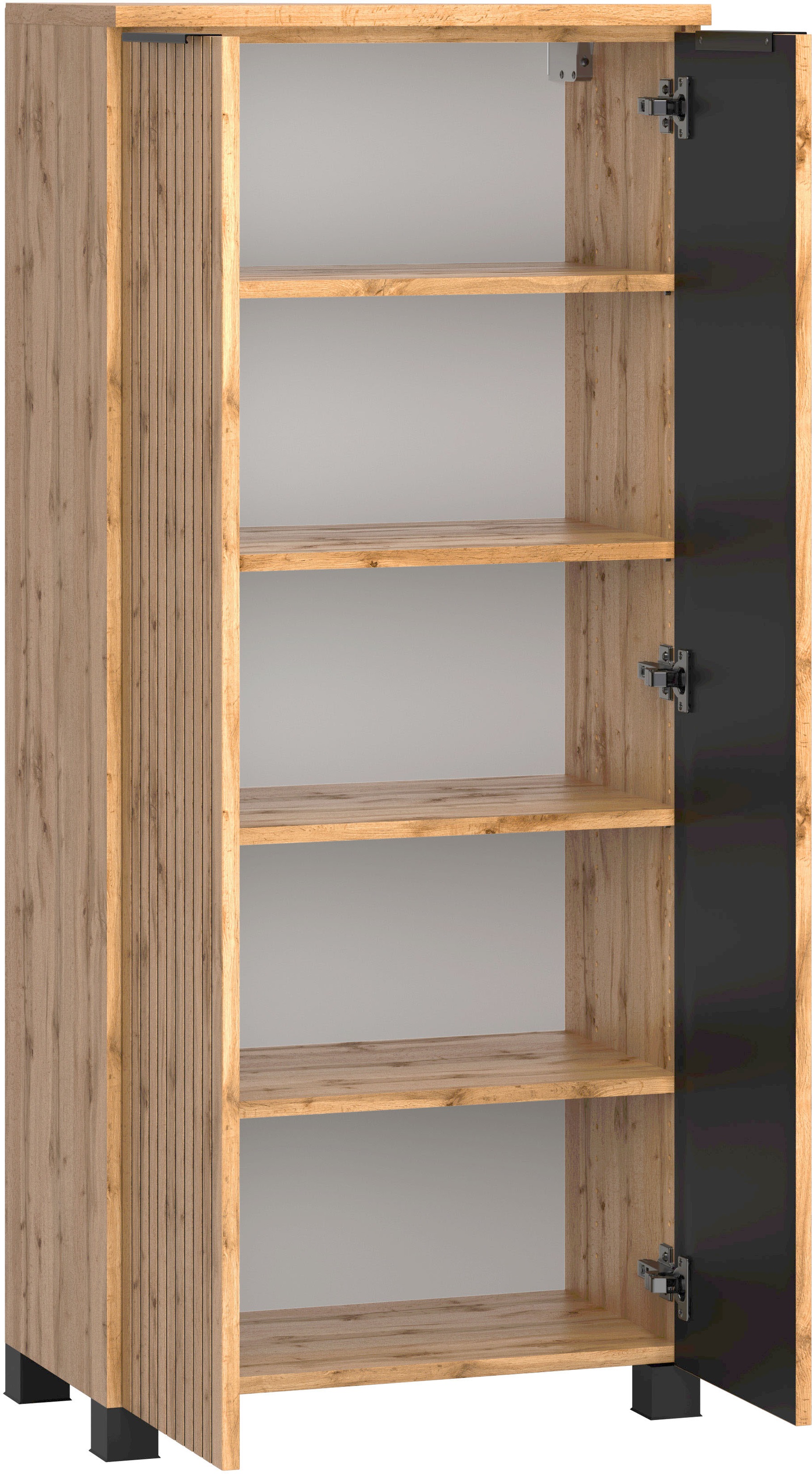 welltime Midischrank, Welltime, Breite 60 cm, 2-türig, gedämpft