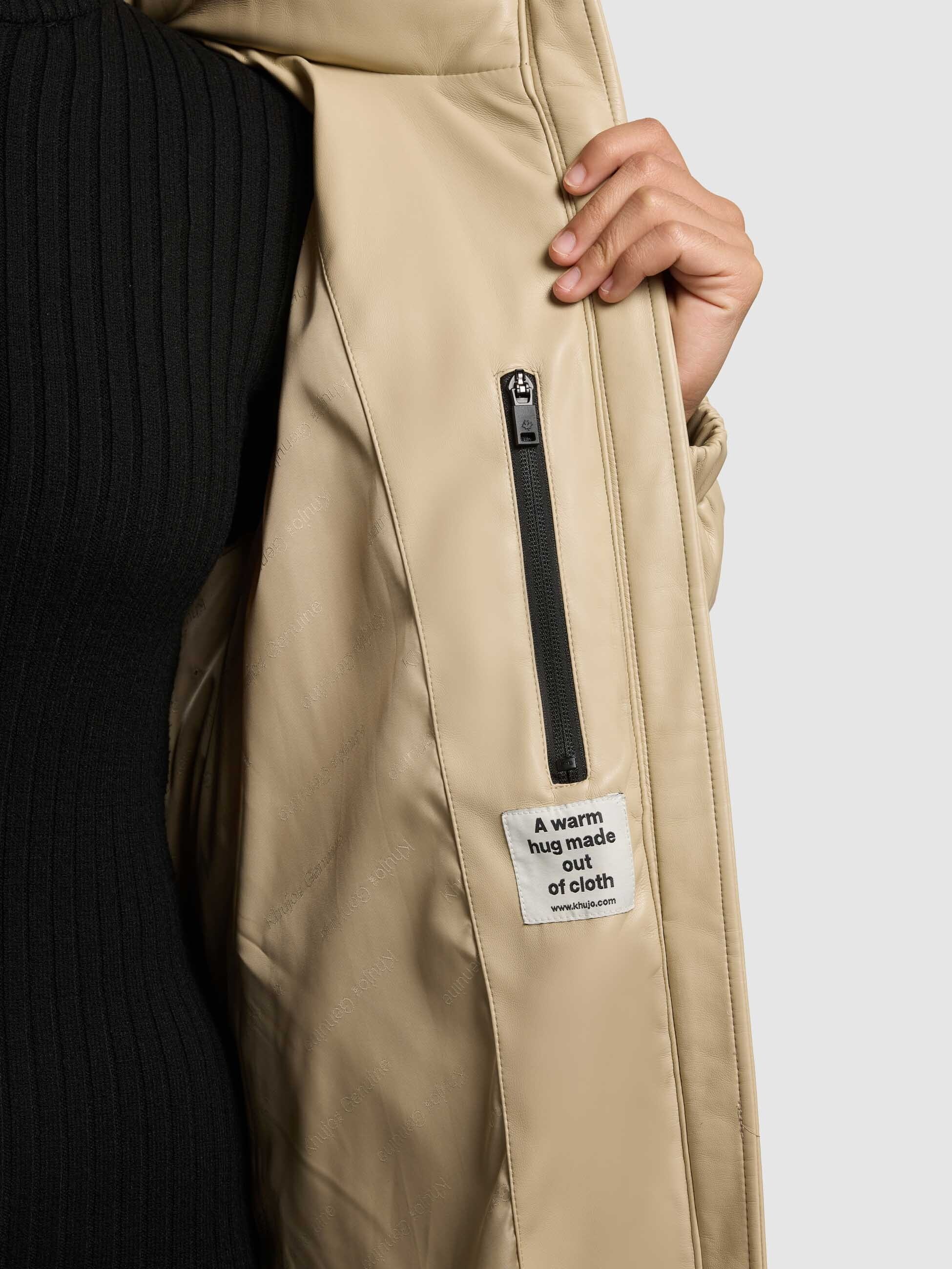 khujo Lederimitatmantel »LORSA«