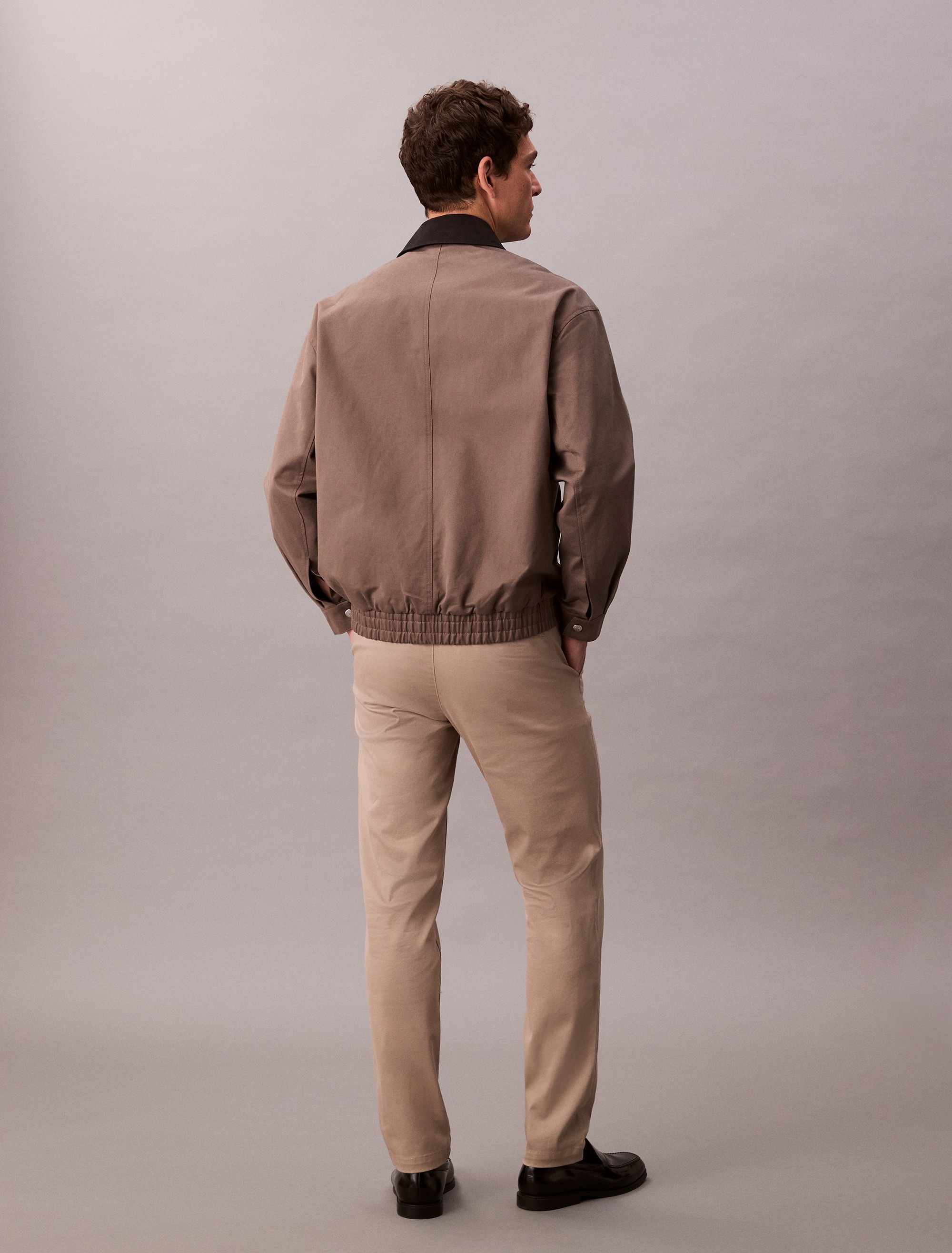 Calvin Klein Stoffhose "SLM CTTN STRTCH CHN", Mit Gürtelschlaufen günstig online kaufen