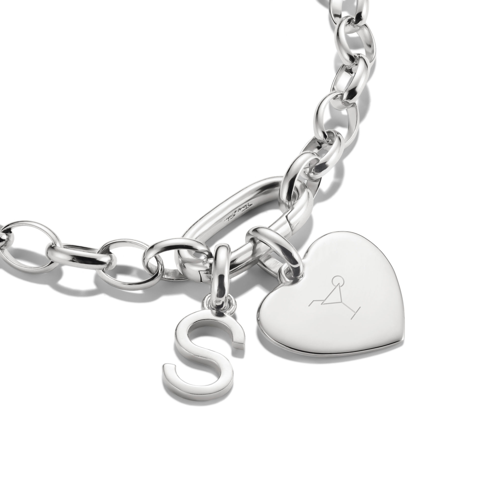 THOMAS SABO Charm Herz »Charm Herz - Connect, CC1272-001-21, CC1272-413-39«