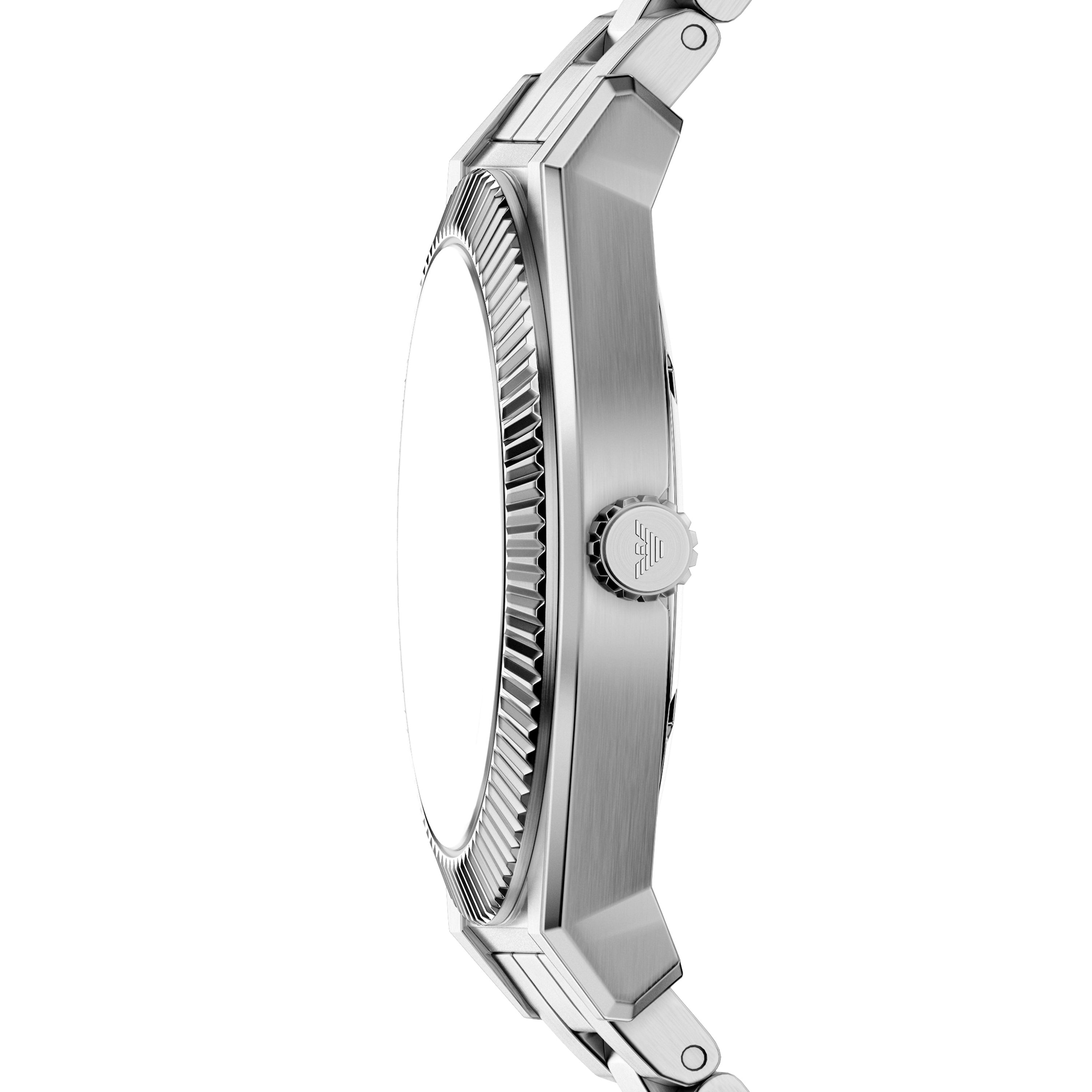 Emporio Armani Quarzuhr Armbanduhr, Damenuhr, Herrenuhr, Edelstahlarmband, analog, Tag, Achat