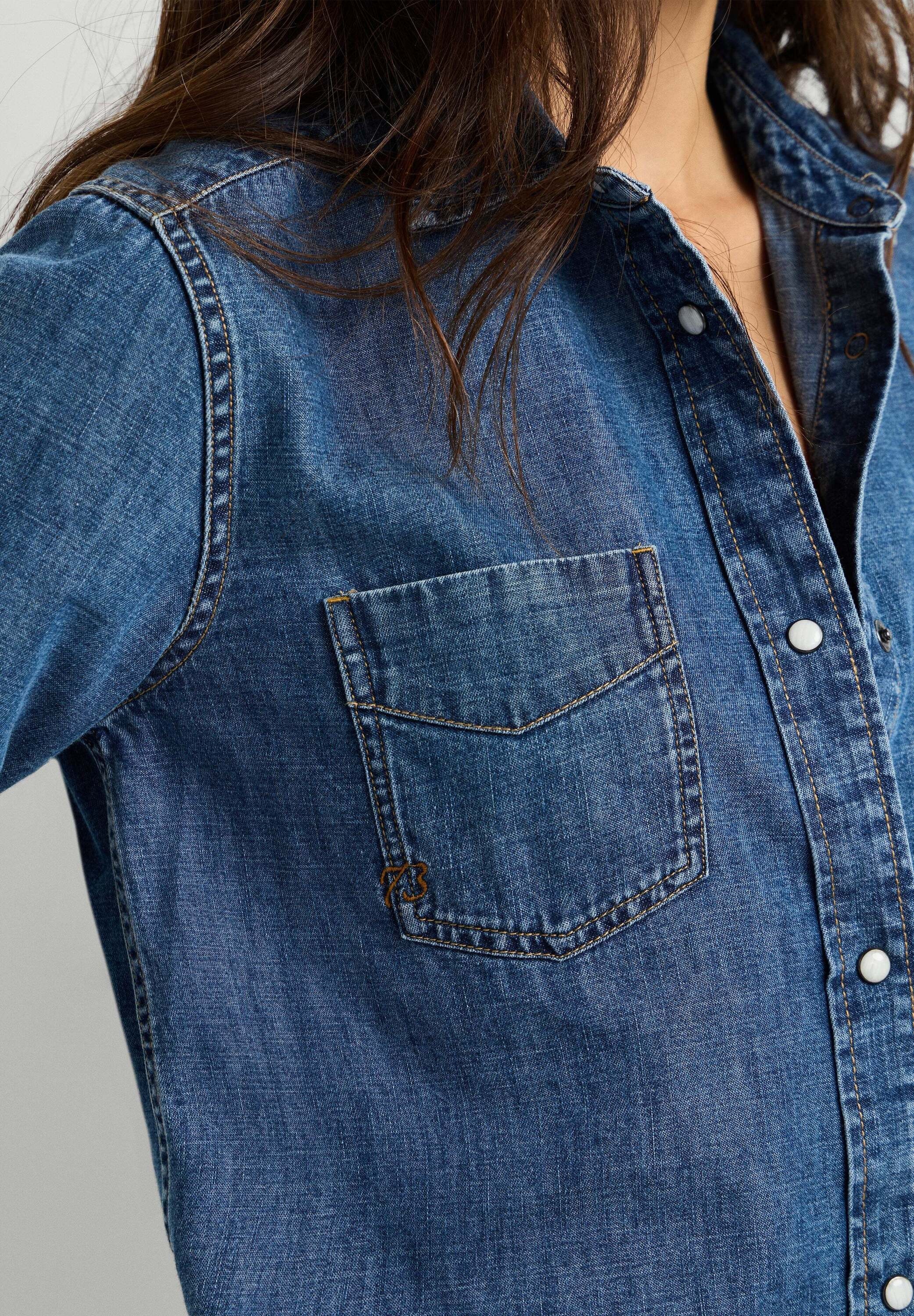 Pepe Jeans T-Shirt »denim shirt ABBEY AUTHENTIC SHIRT«