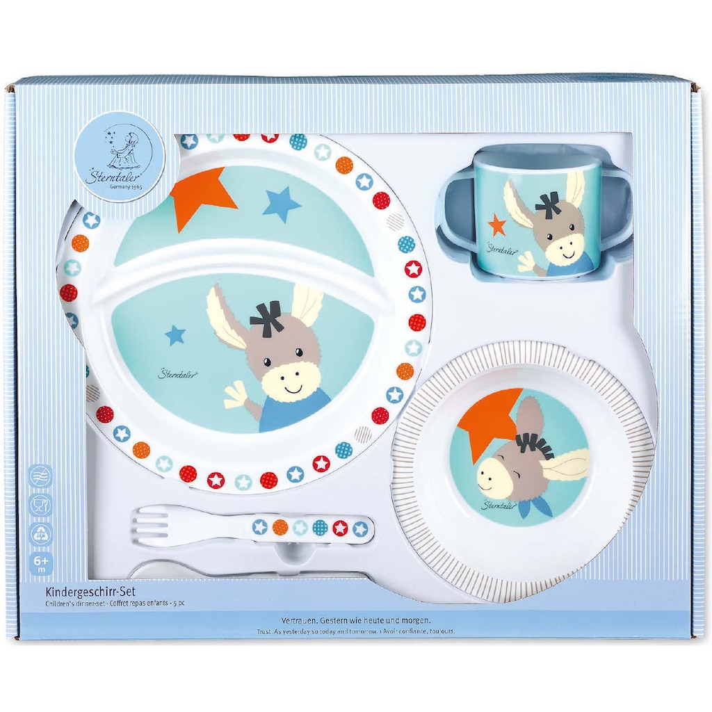 Sterntaler® Kindergeschirr-Set »Emmi«, (Set, 5 tlg.)