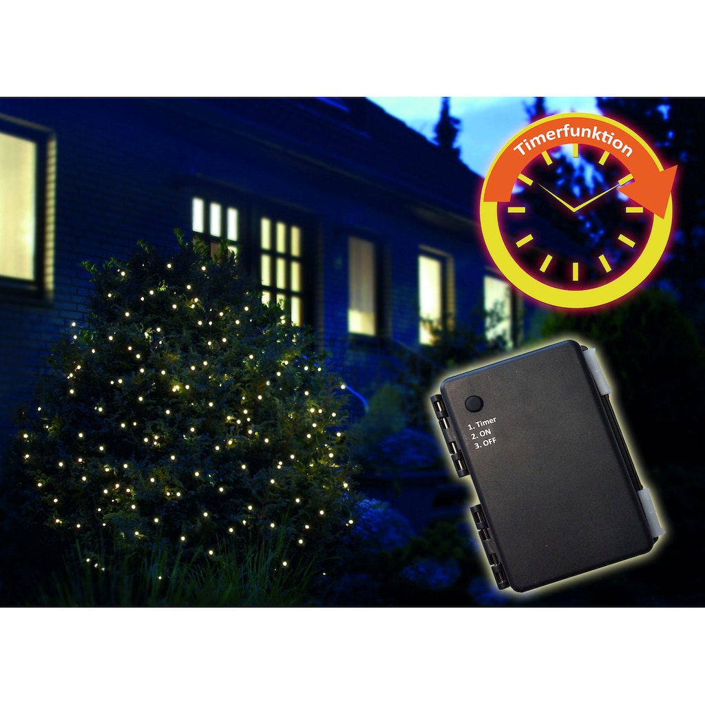 Star-Max LED-Lichternetz »Weihnachtsdeko aussen«
