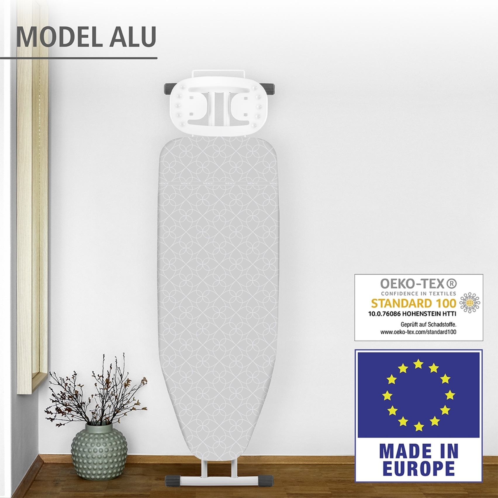 WENKO Bügelbrettbezug "Modell Alu" aluminiumbeschichtet, Schaumstoffpolster günstig online kaufen