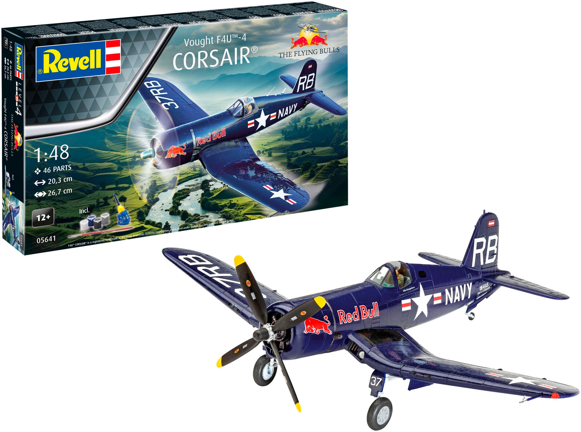 Revell® Modellbausatz »Flying Bulls F4U-4 Corsair«, 1:48