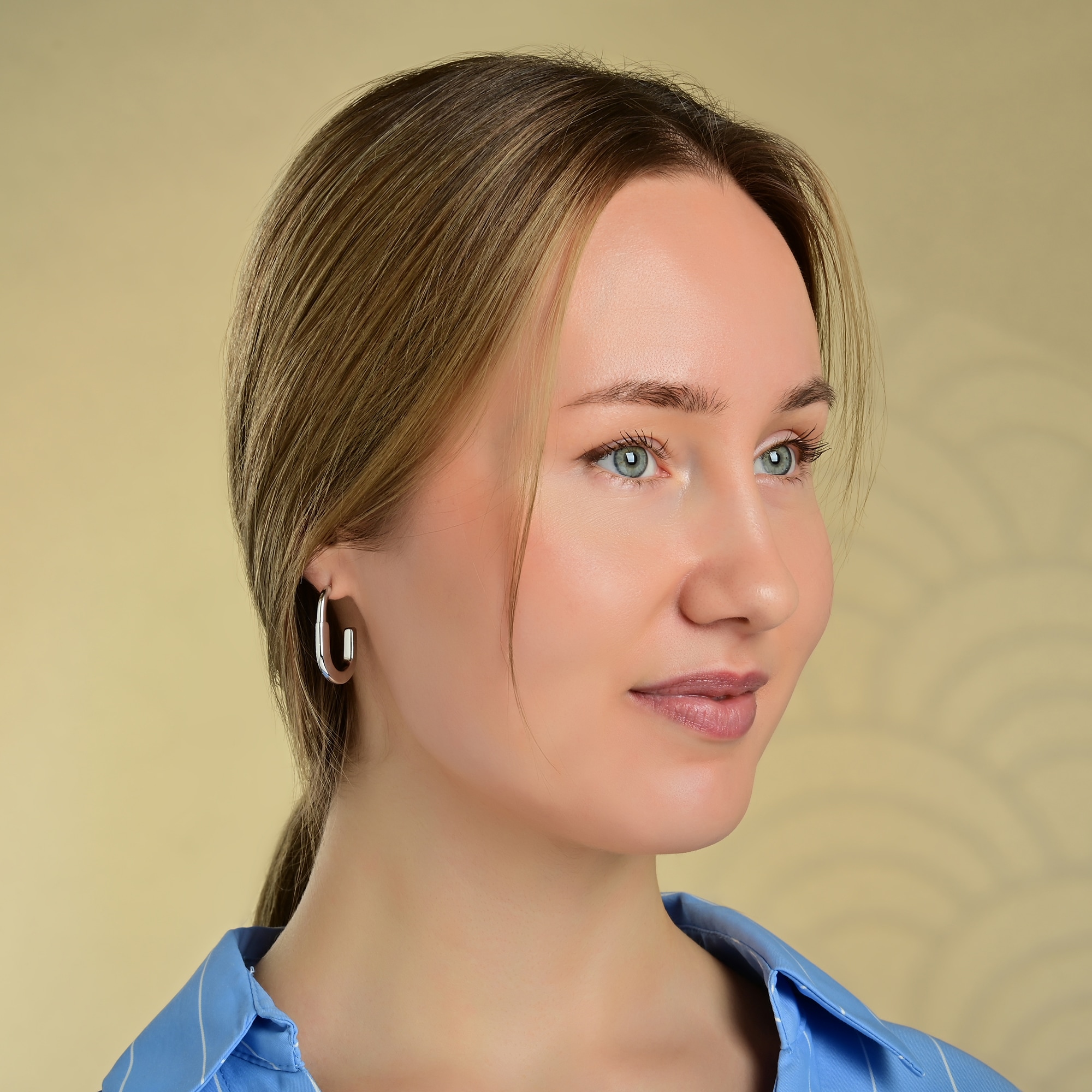 Adelia´s Paar Creolen "Ohrringe – Creole aus Edelstahl" Ideal als Geschenk für besondere Anlässe