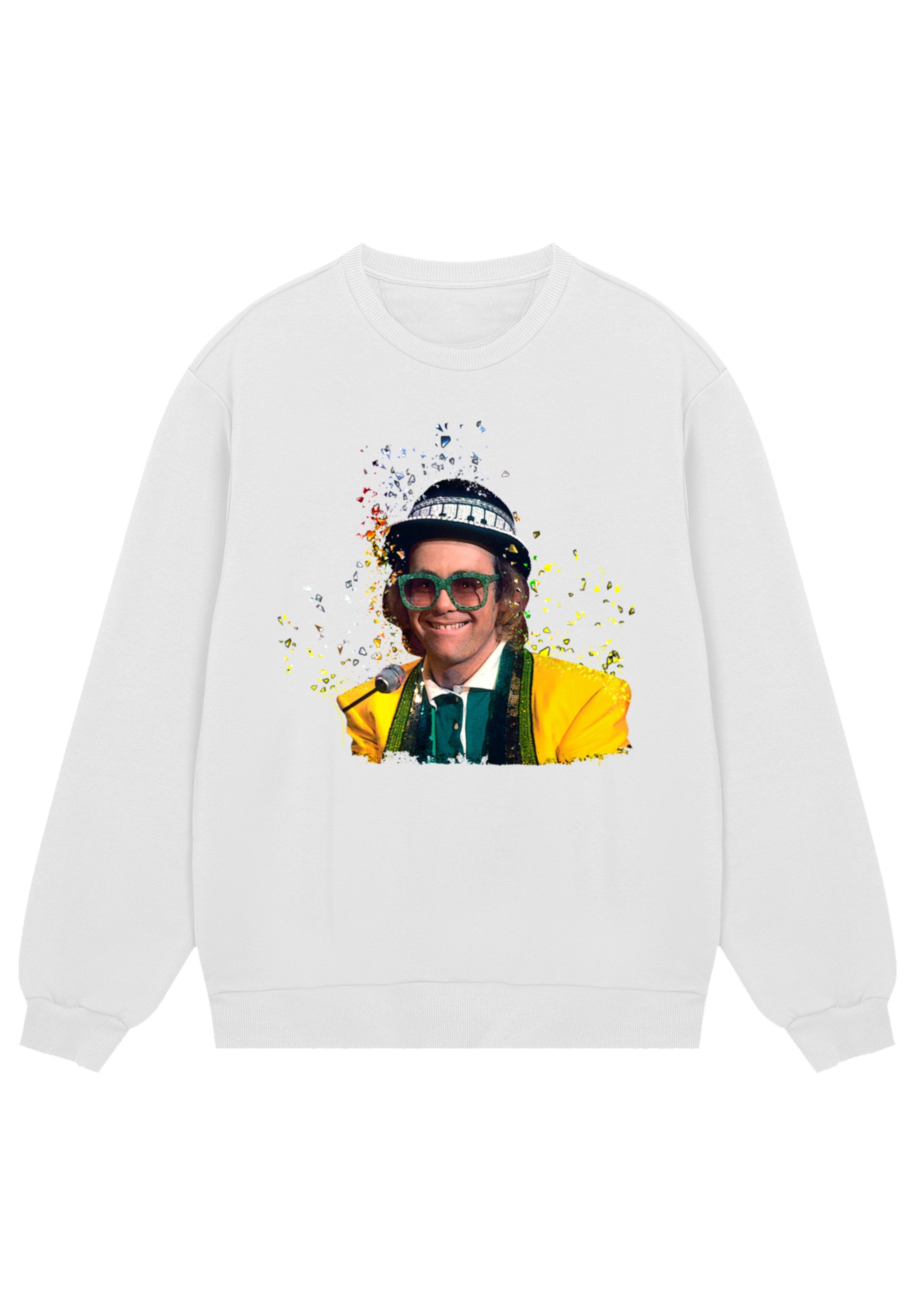 F4NT4STIC Sweatshirt "TV Times Elton John At The Piano 1977", Premium Quali günstig online kaufen