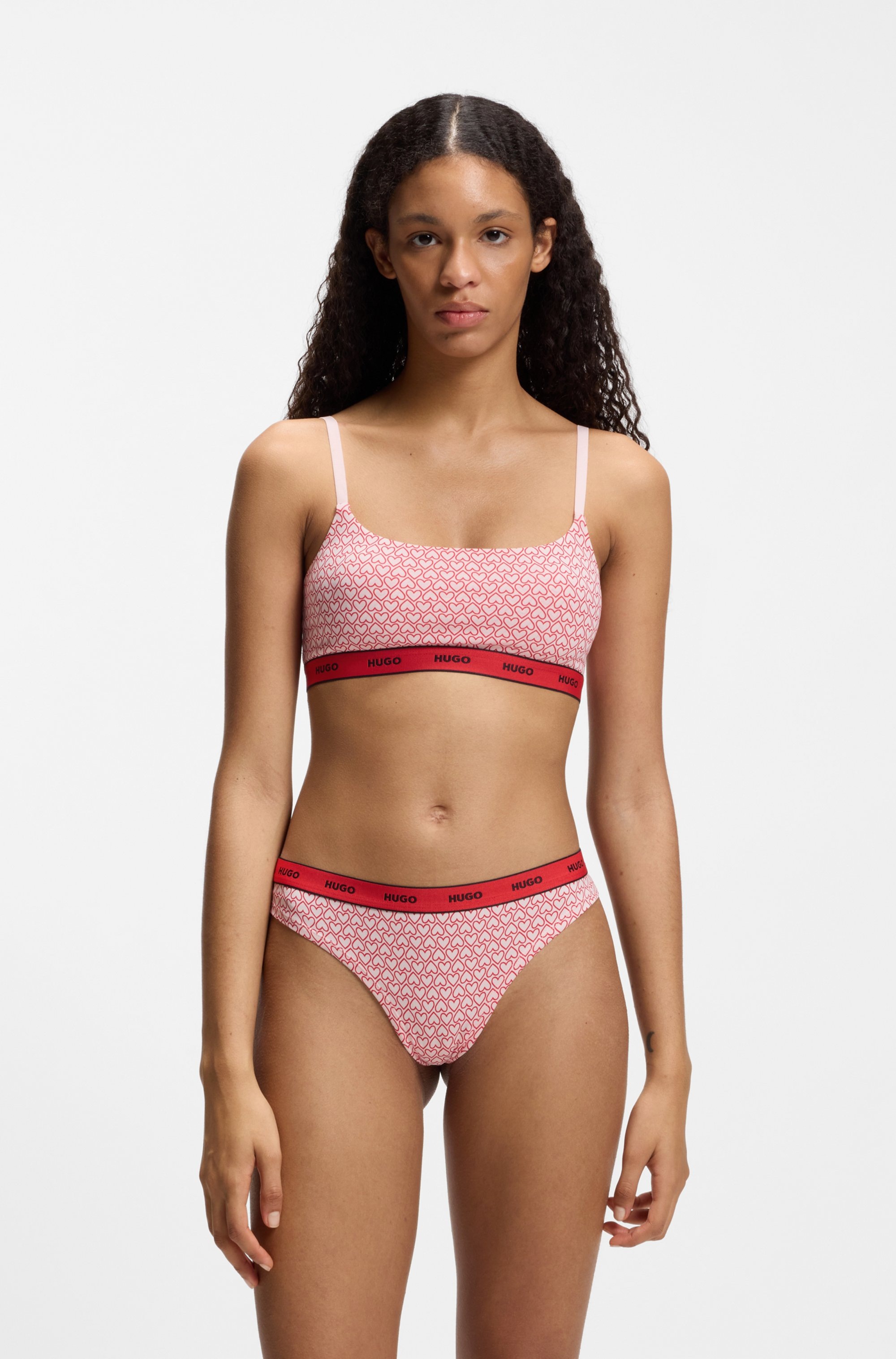 HUGO Underwear Bralette »TWIN BRALETTE DESIGN« 2 Stk. ohne Verschluss, ohne Polsterung