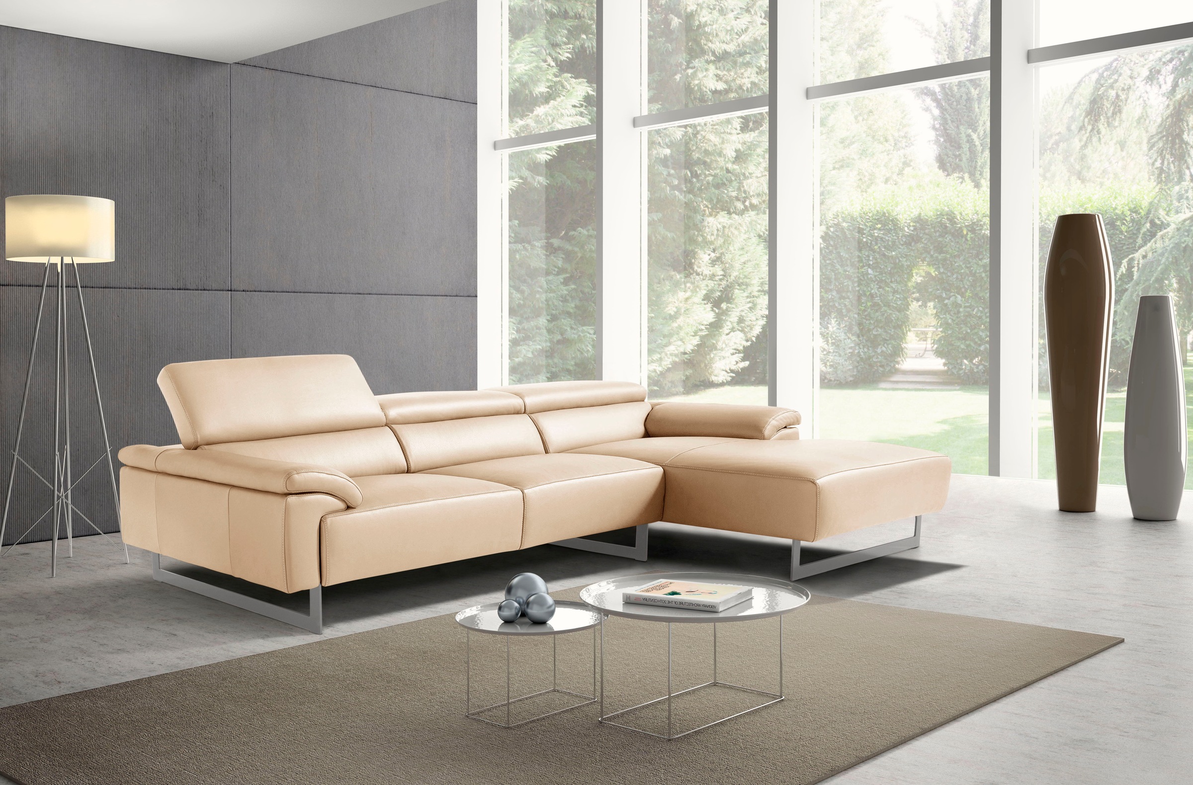 Egoitaliano Ecksofa "Malika, edel und bequem, Designsofa mit hochwertigen B günstig online kaufen