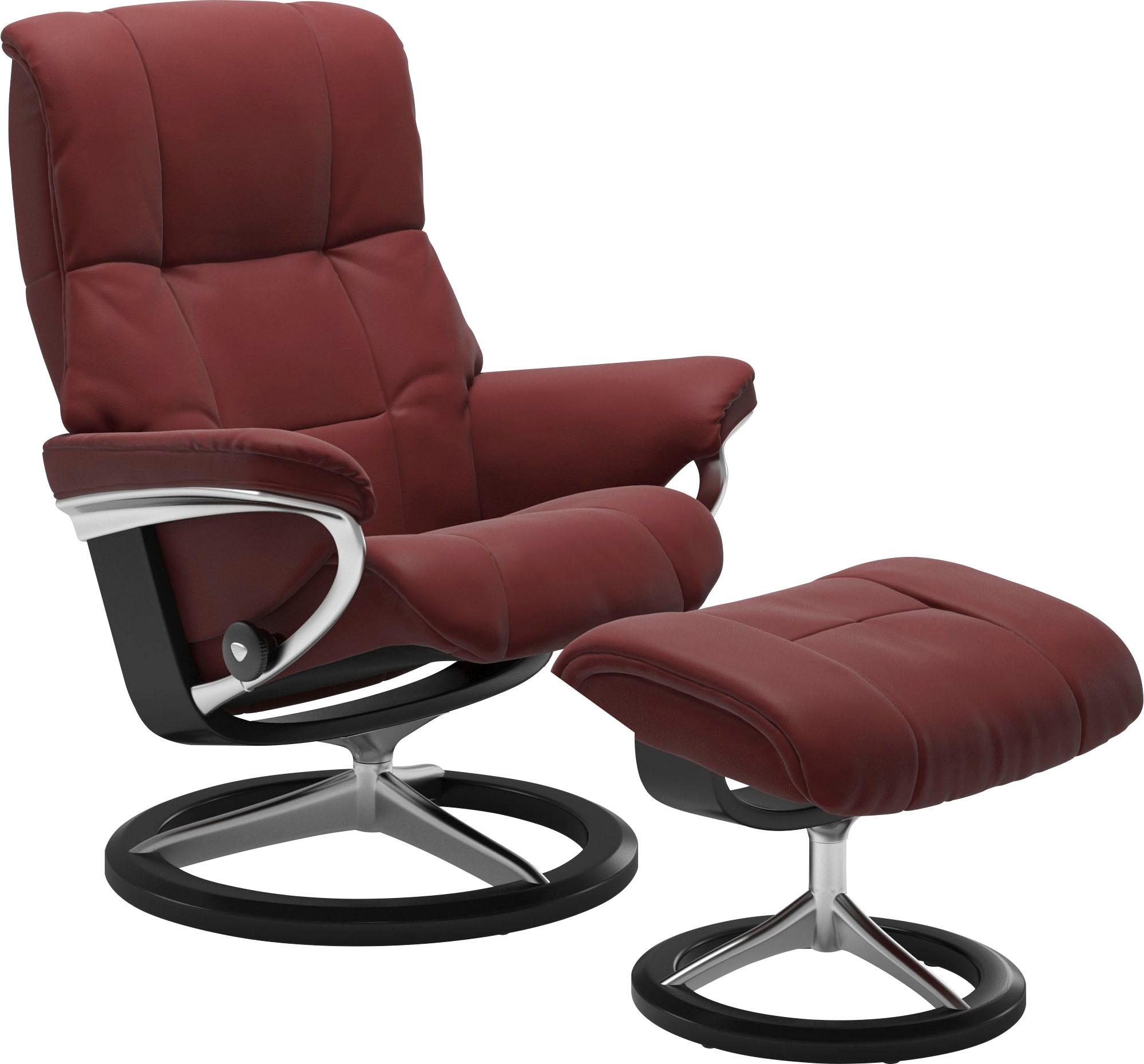Stressless Relaxsessel "Mayfair" mit Signature Base, Gestell Schwarz, Sesselgröße S, M & L, in 3 Bezugsqualitäten lieferbar
