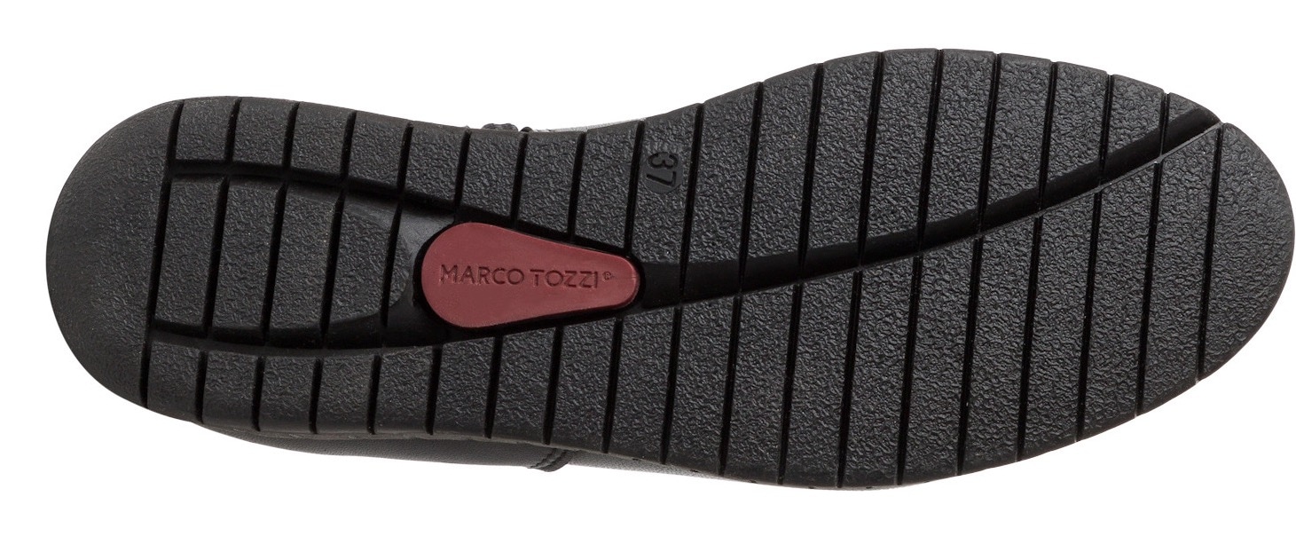 MARCO TOZZI Chelseaboots »CERASO«, Keilabsatz, Boots, Stiefelette mit Feel Me-Ausstattung